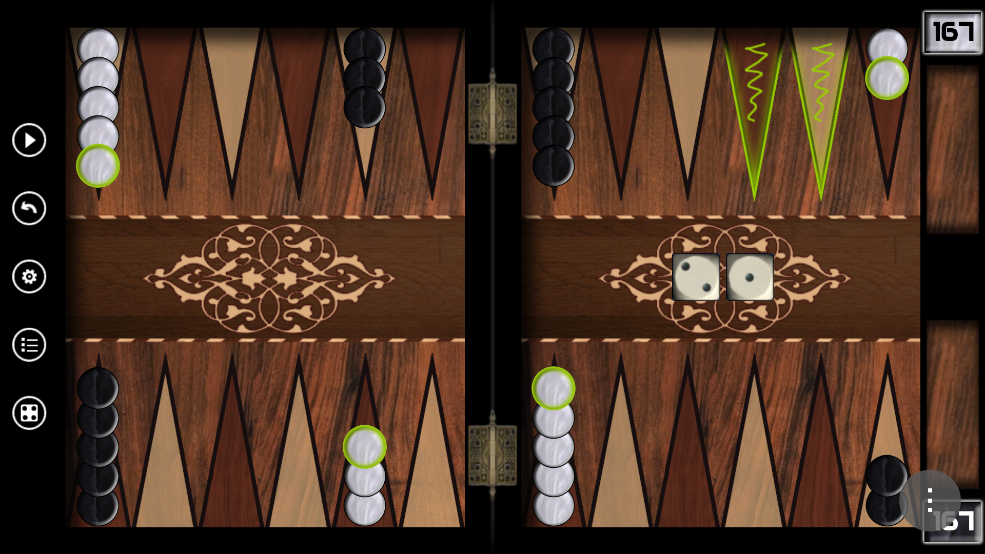 اسکرین شات 1 بازی Tavla - Backgammon