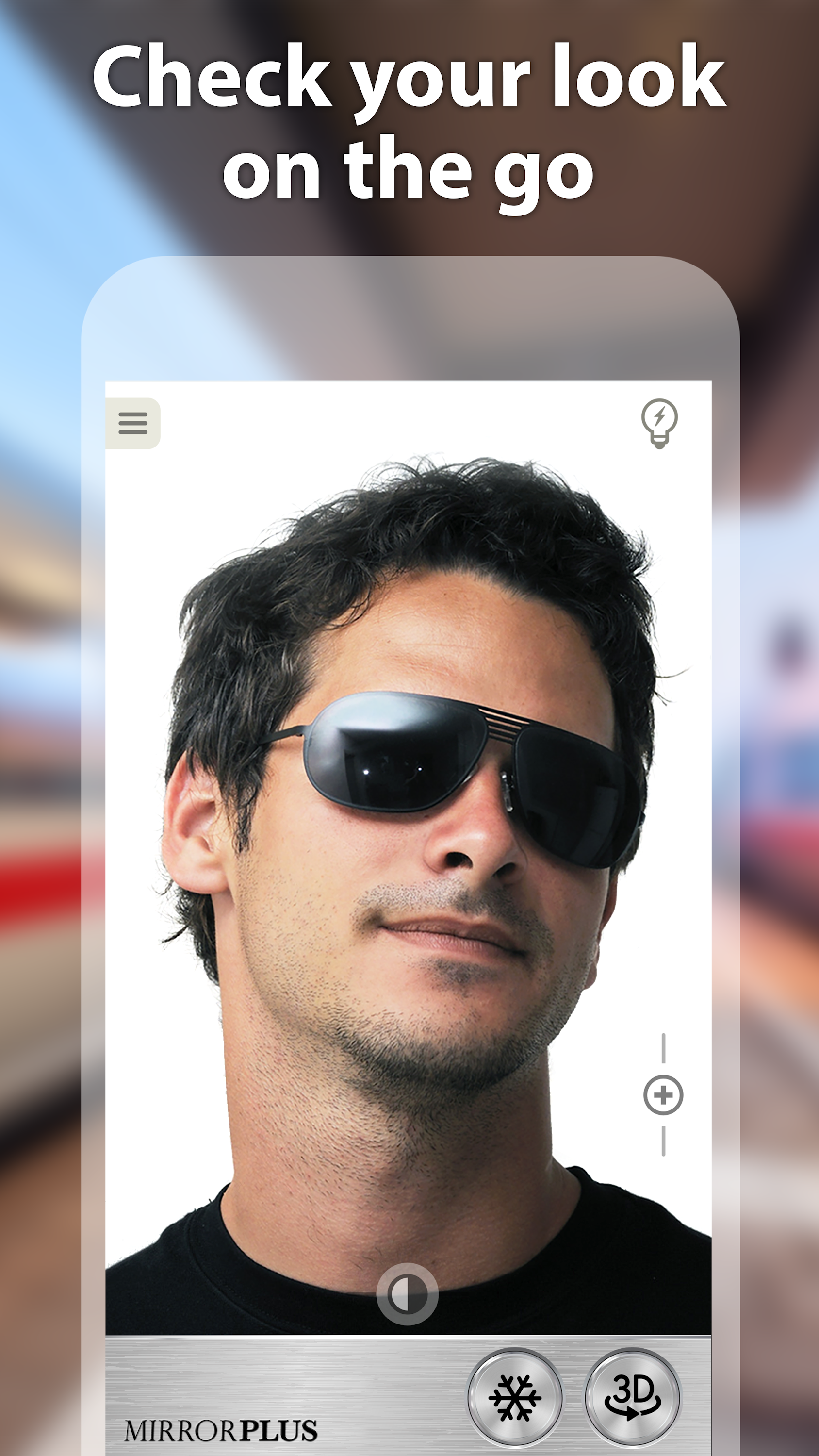 اسکرین شات 1 برنامه Mirror Plus - HD Mirror app