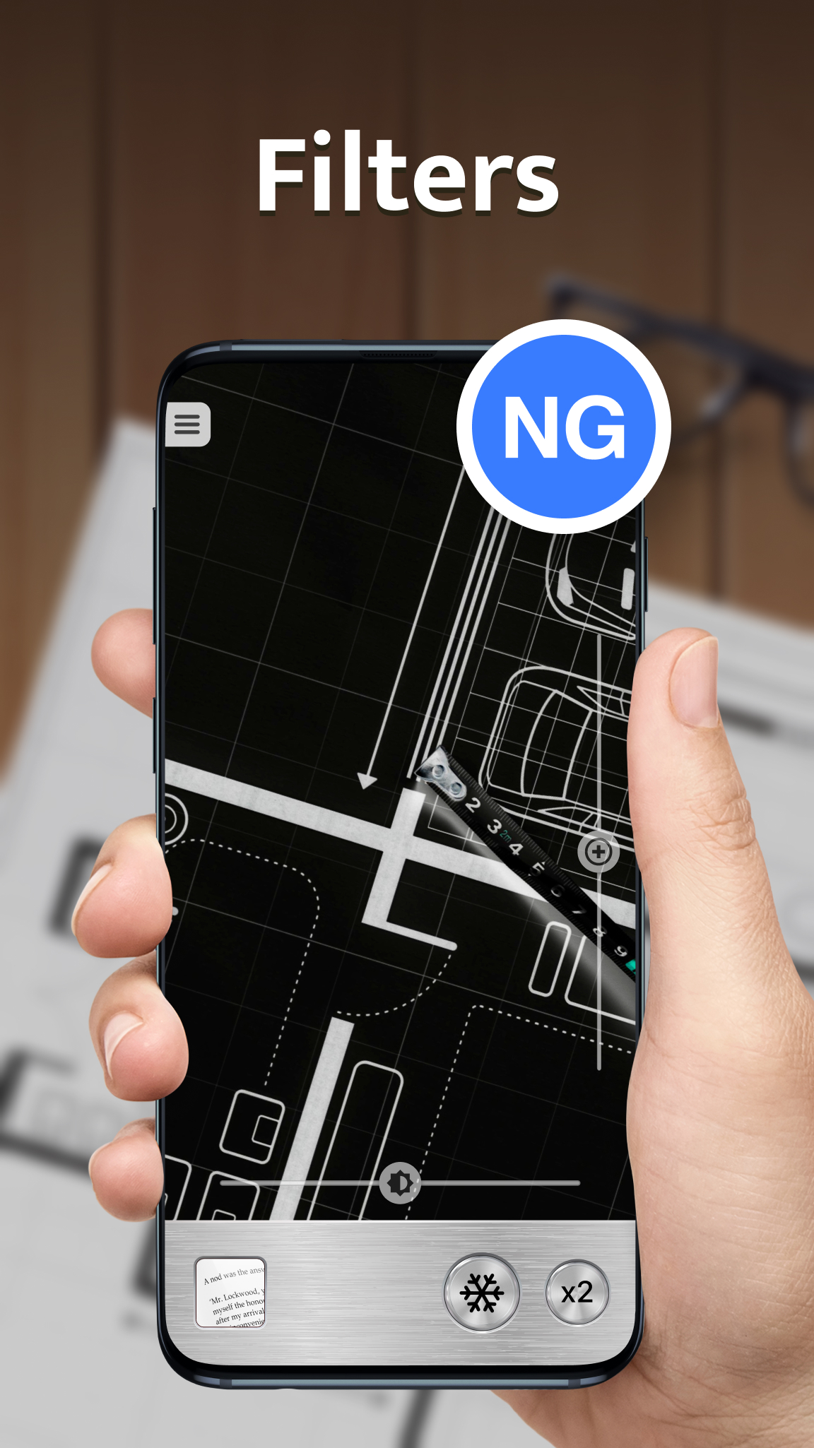 اسکرین شات 6 برنامه Magnifier Plus with Flashlight