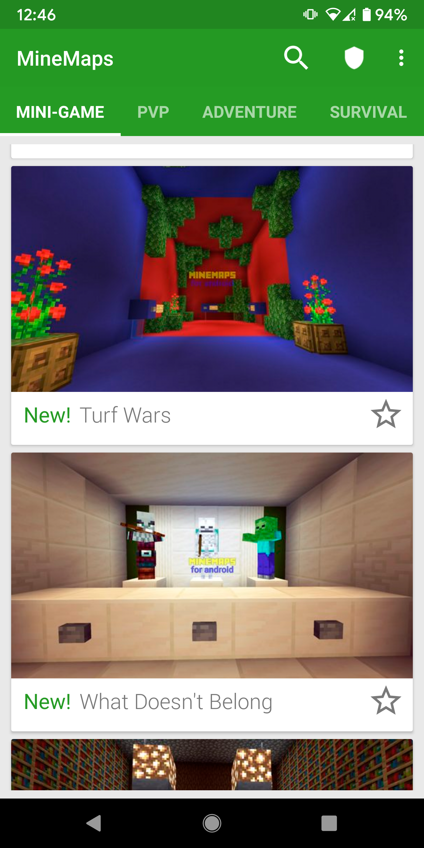 اسکرین شات 2 برنامه Maps for Minecraft PE
