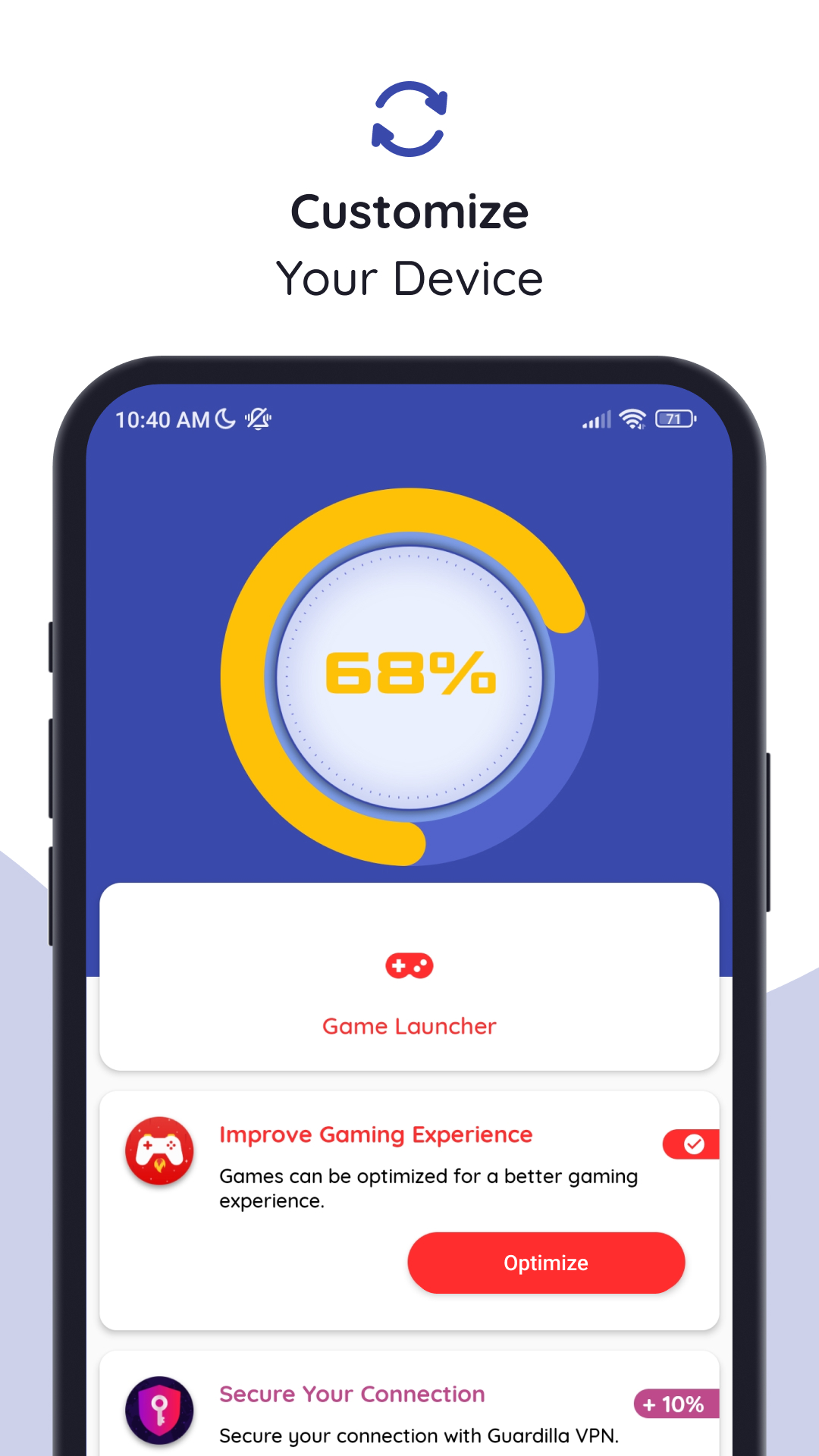 اسکرین شات 2 برنامه BGN Launcher: Home Launcher