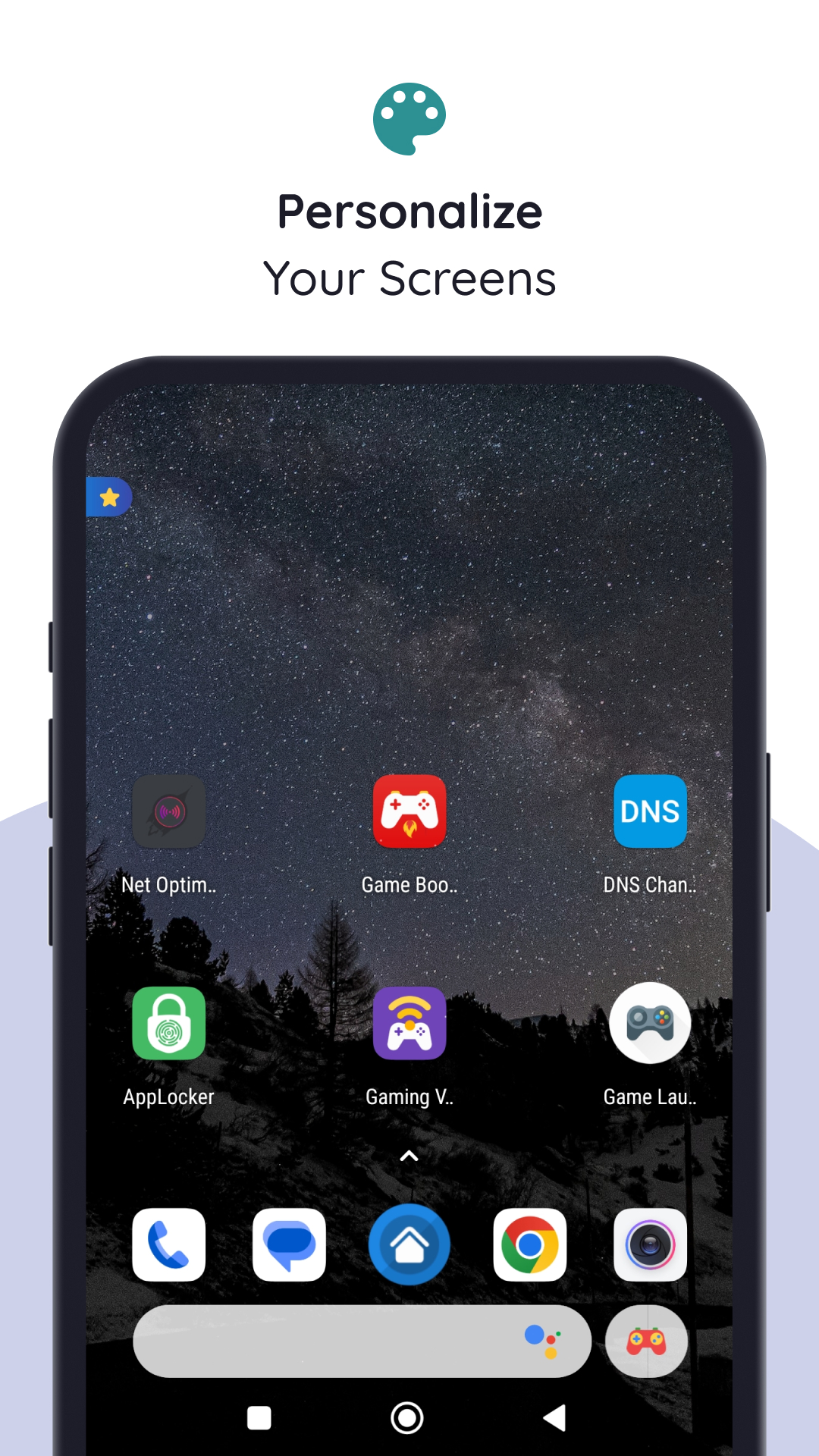 اسکرین شات 1 برنامه BGN Launcher: Home Launcher