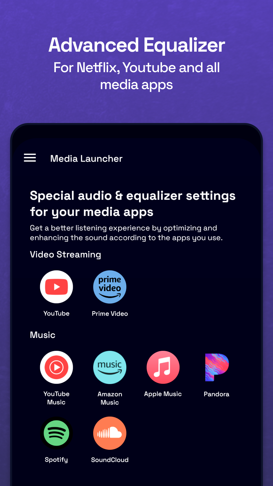 اسکرین شات 6 برنامه Volume Booster - Equalizer Pro