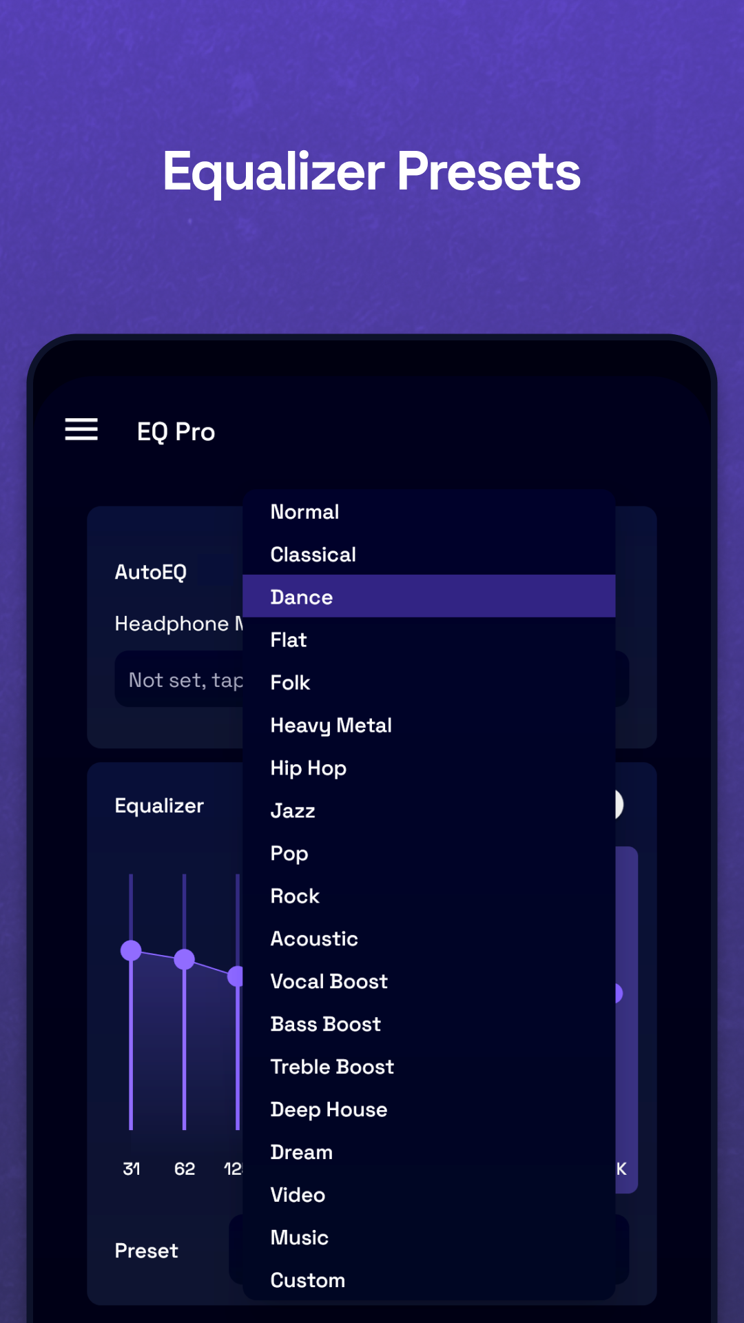 اسکرین شات 5 برنامه Volume Booster - Equalizer Pro