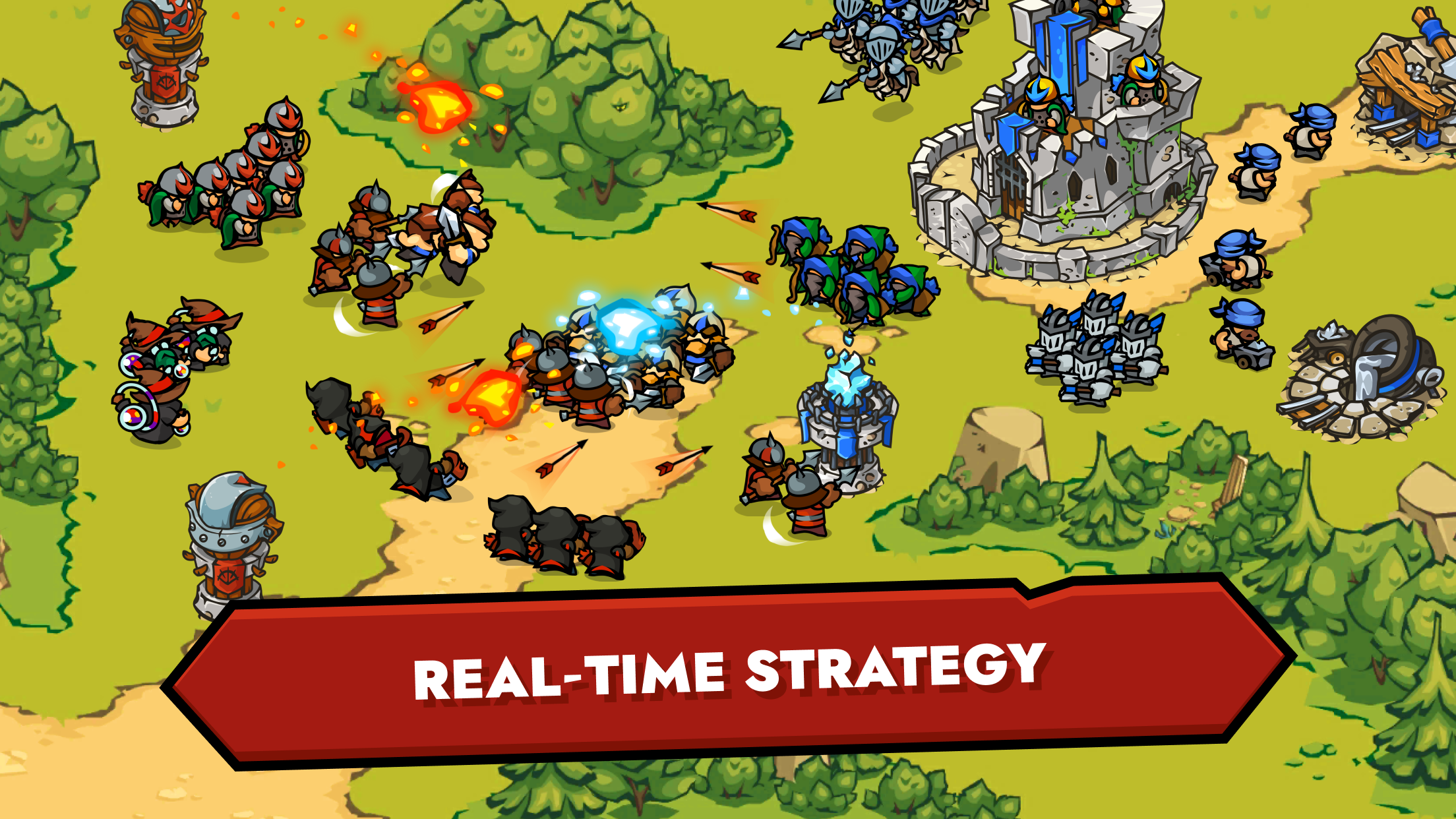 اسکرین شات 1 بازی Castlelands: RTS strategy game