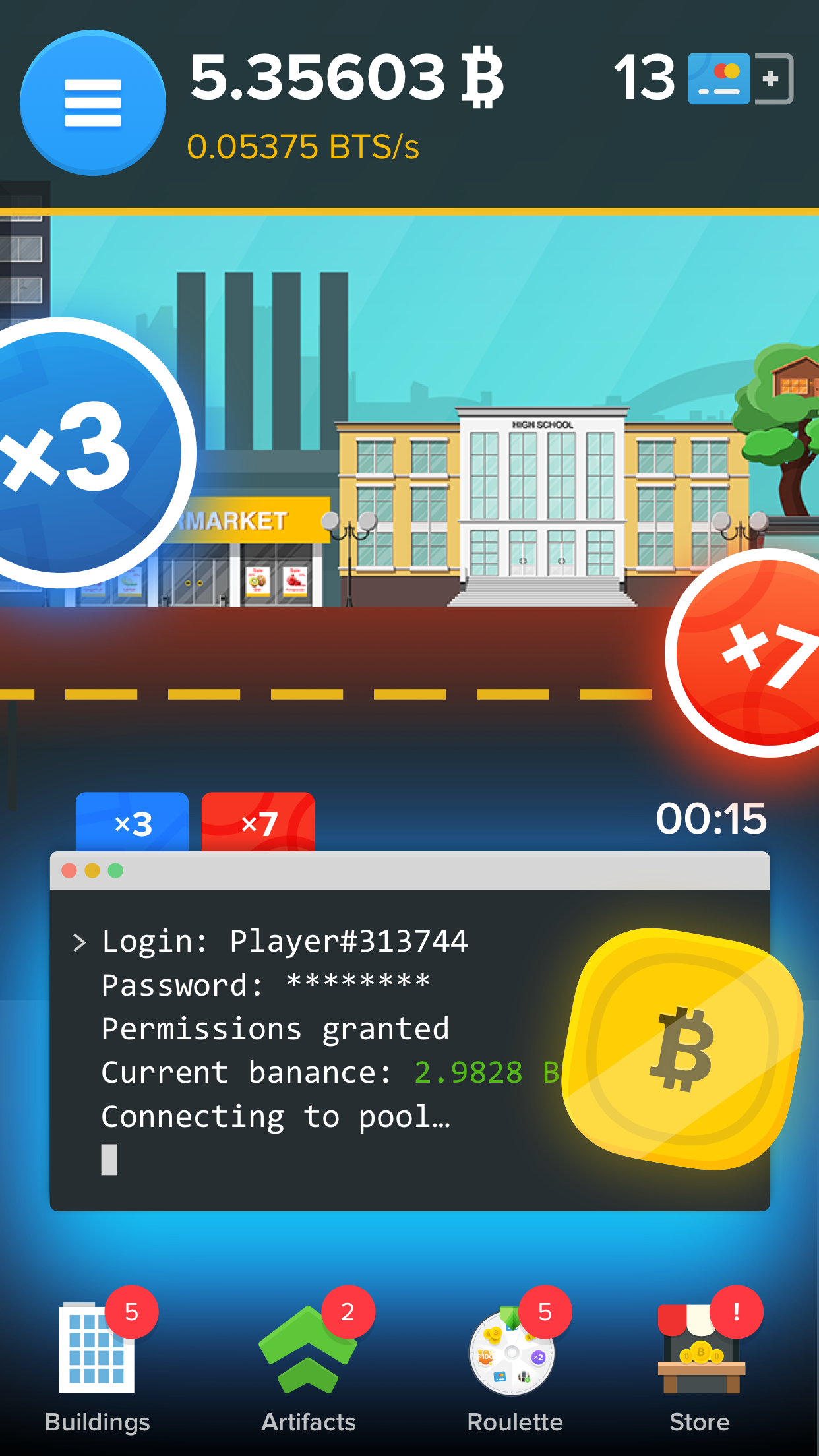 اسکرین شات 7 بازی The Crypto Game clicker mining