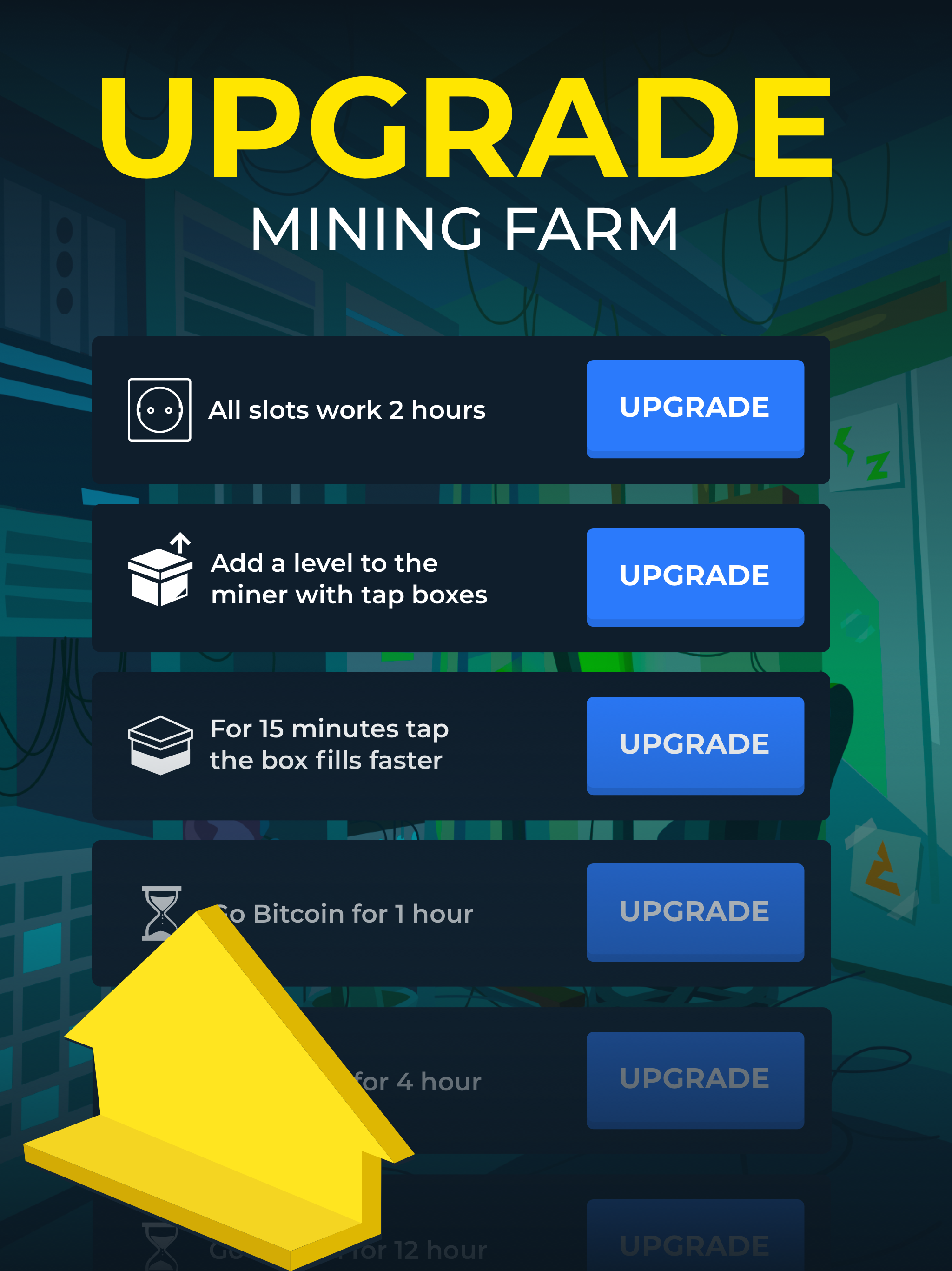 اسکرین شات 4 بازی The Crypto Merge: BTC mining