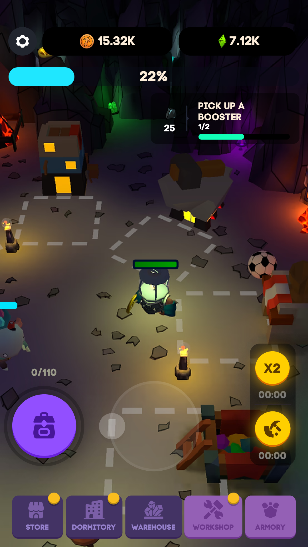 اسکرین شات 1 بازی Dungeon Diggers: idle mine RPG
