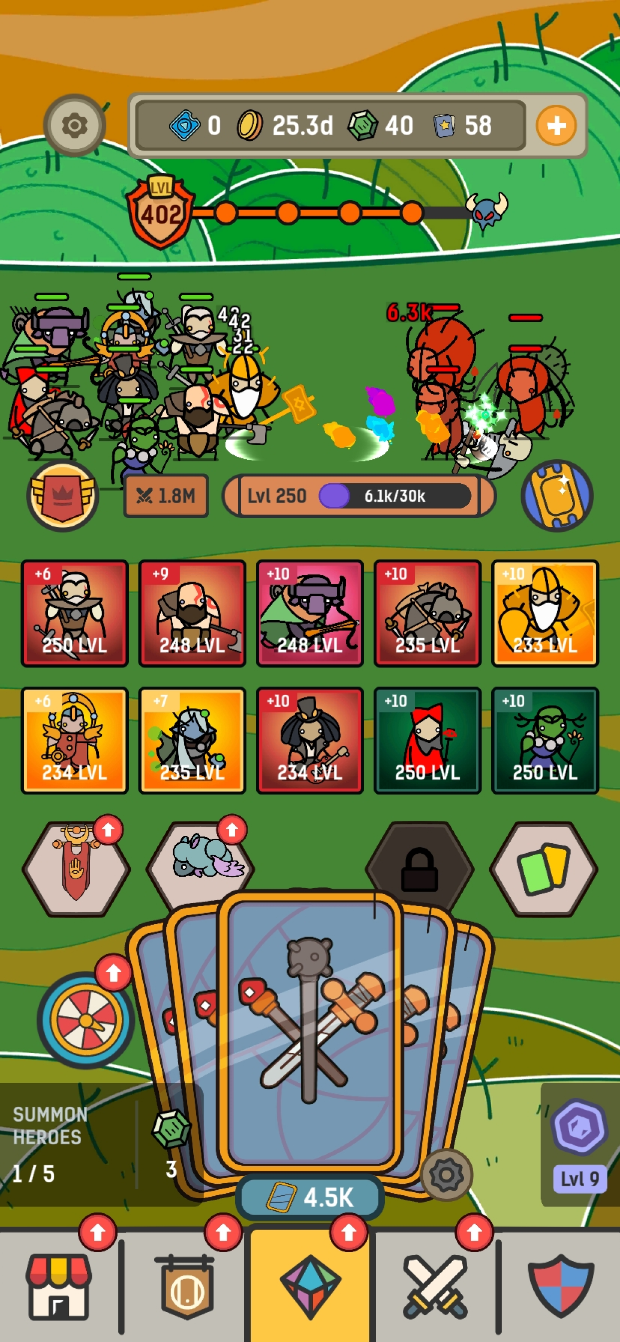 اسکرین شات 1 بازی Summoners Legend: AFK idle RPG