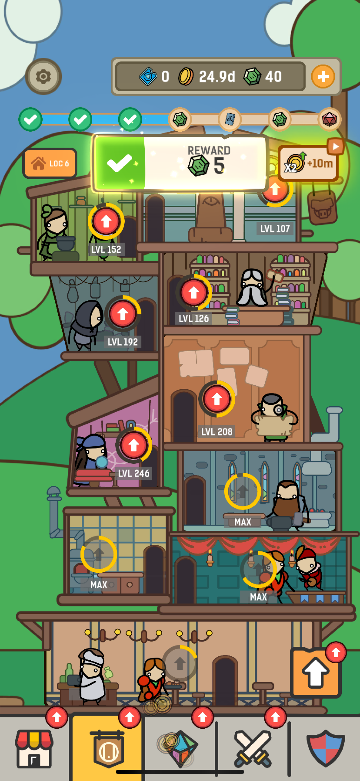 اسکرین شات 1 بازی Summoners Legend: AFK idle RPG