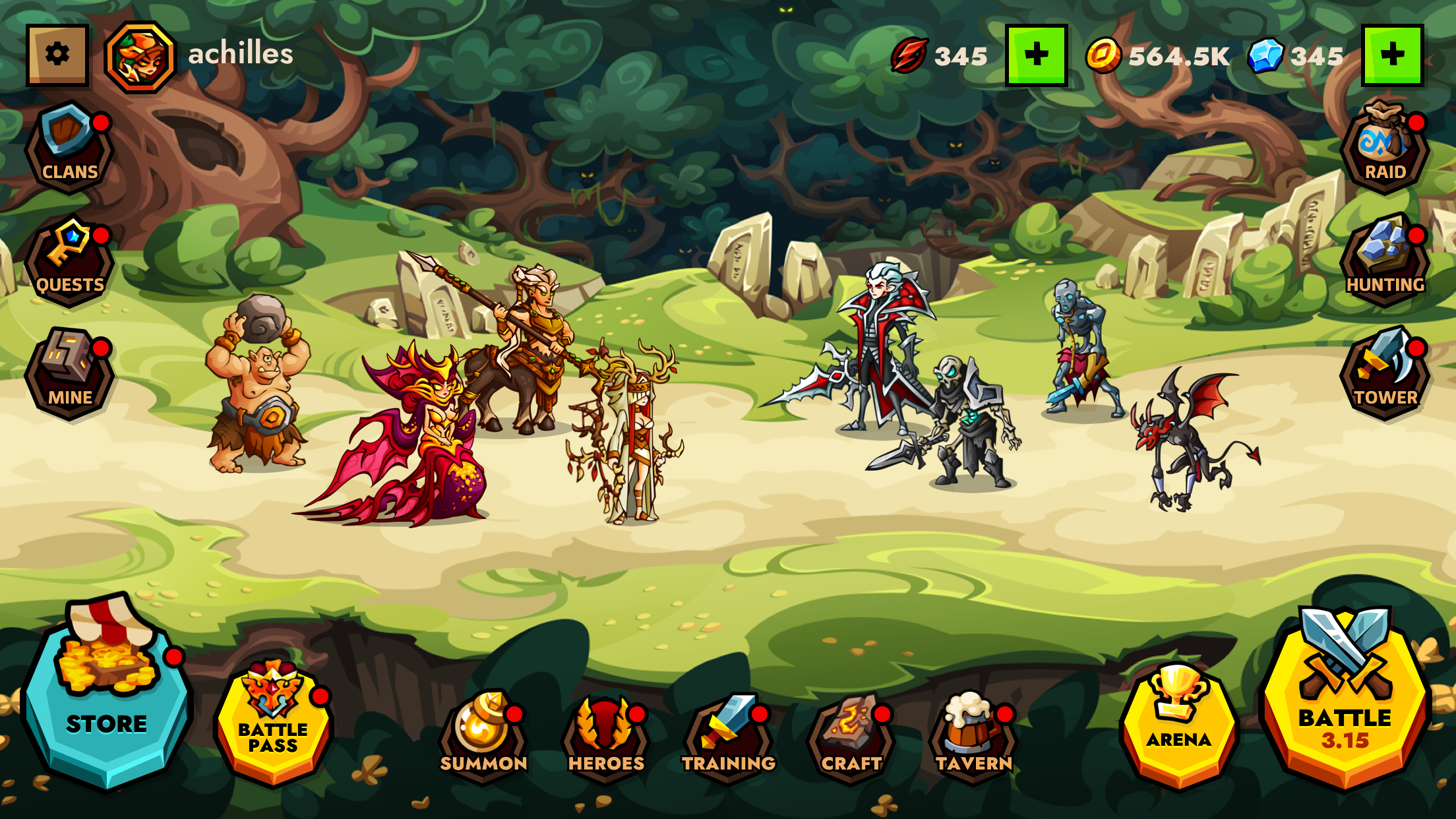 اسکرین شات 1 بازی Legendlands - Legendary RPG