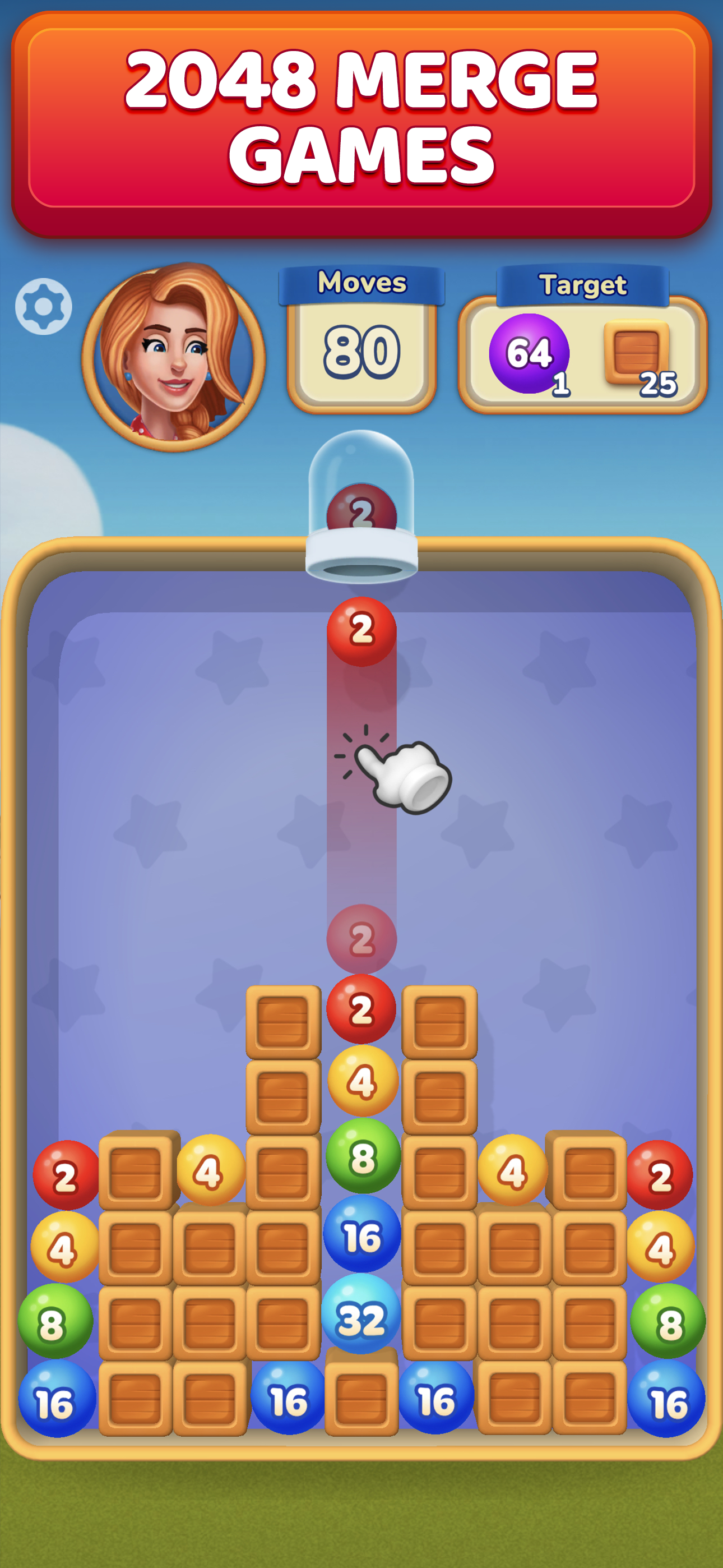 اسکرین شات 1 بازی Merge Bubbles - Adventure.