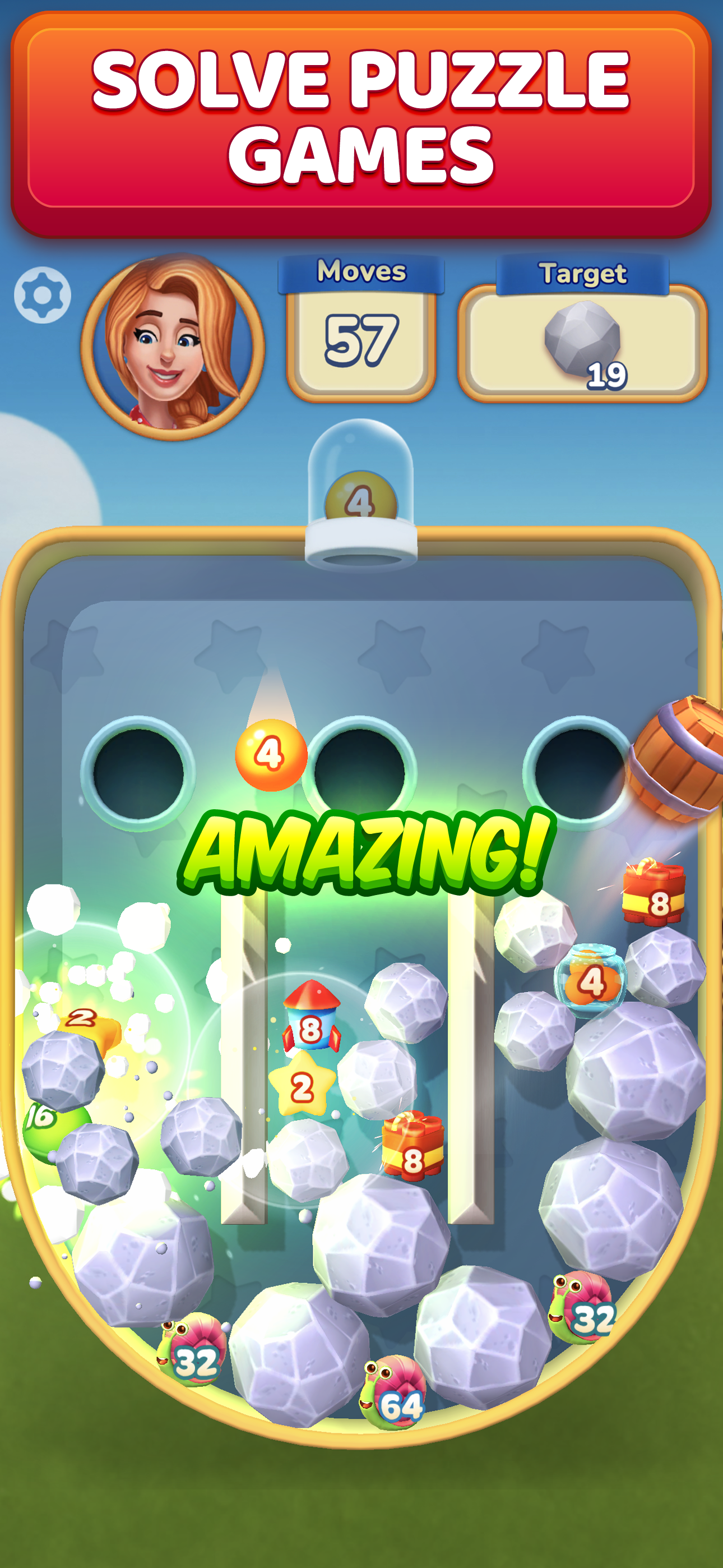 اسکرین شات 2 بازی Merge Bubbles - Adventure.