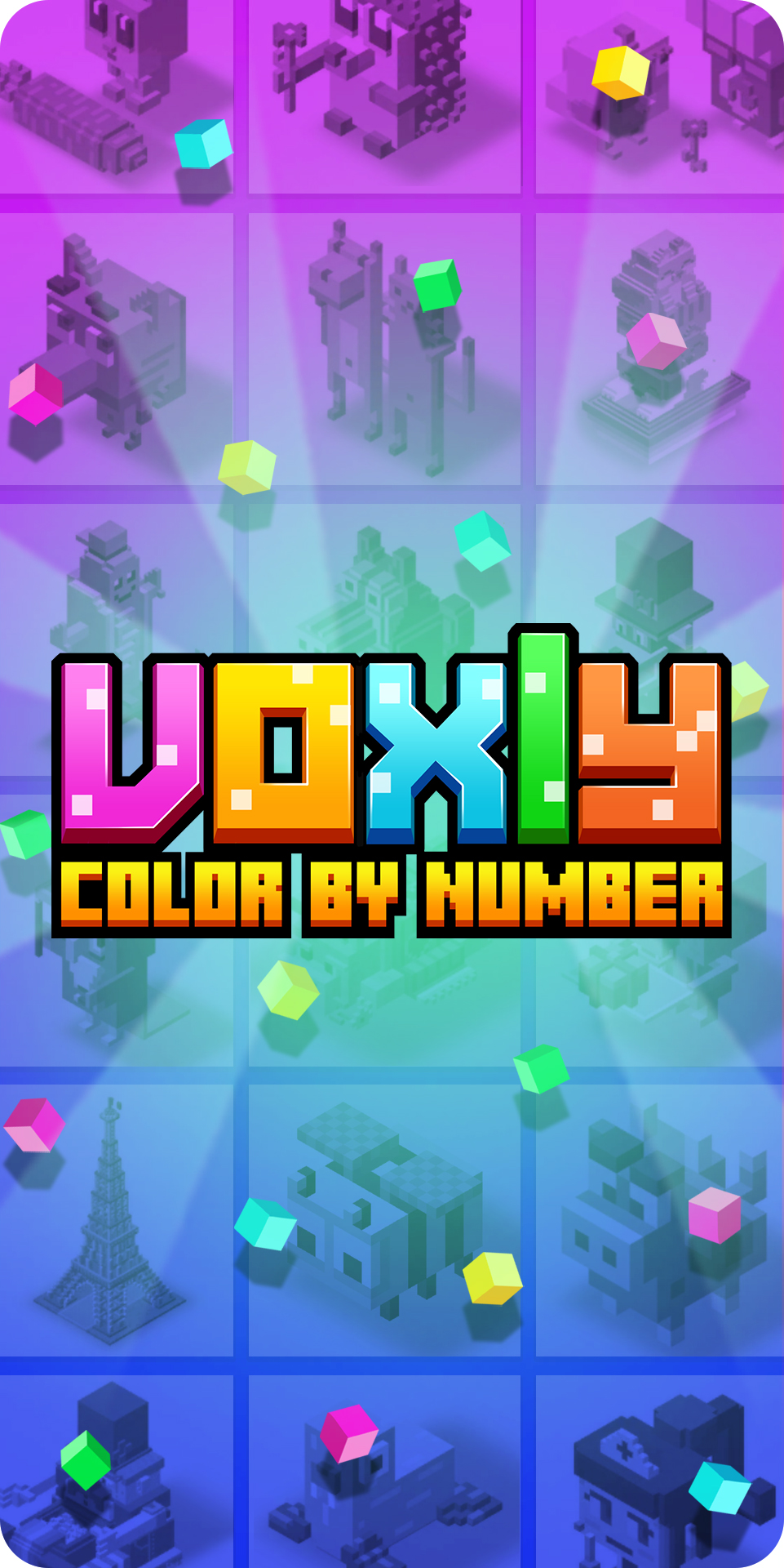 اسکرین شات 7 برنامه Voxly 3D - Color by Number