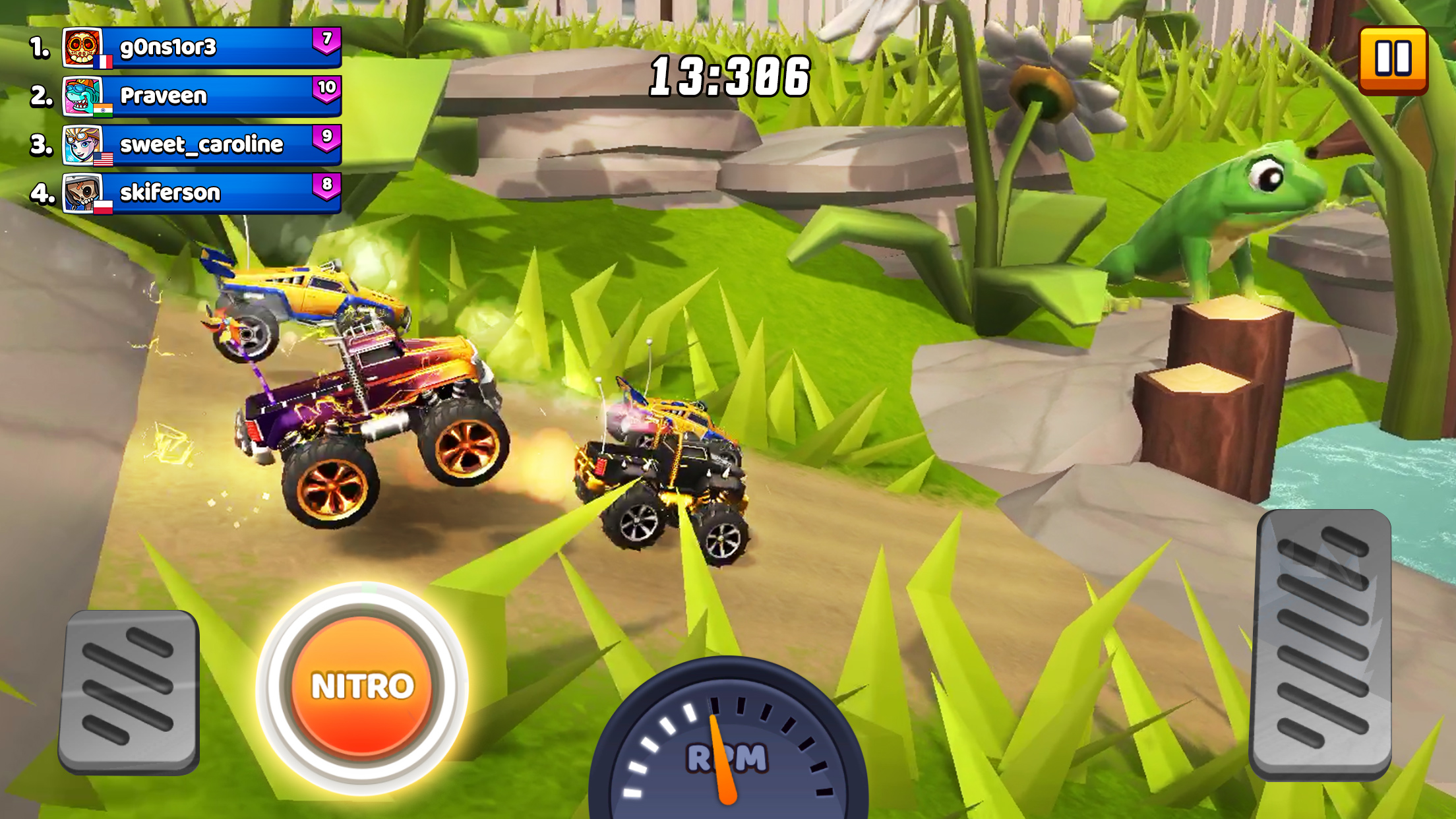 اسکرین شات 6 بازی Nitro Jump - Car Racing