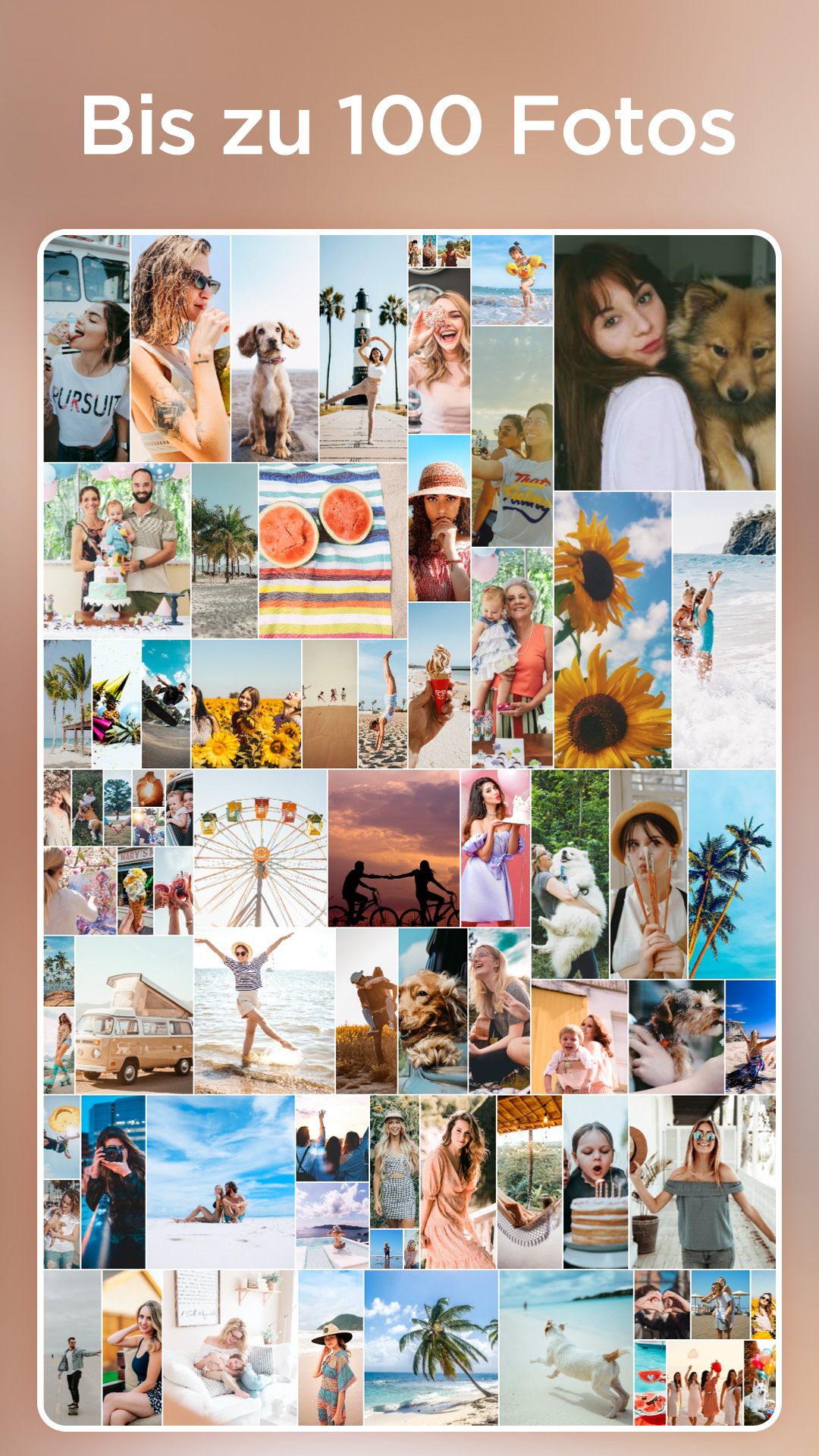 اسکرین شات 2 برنامه Foto Collage-Bilder Bearbeiten