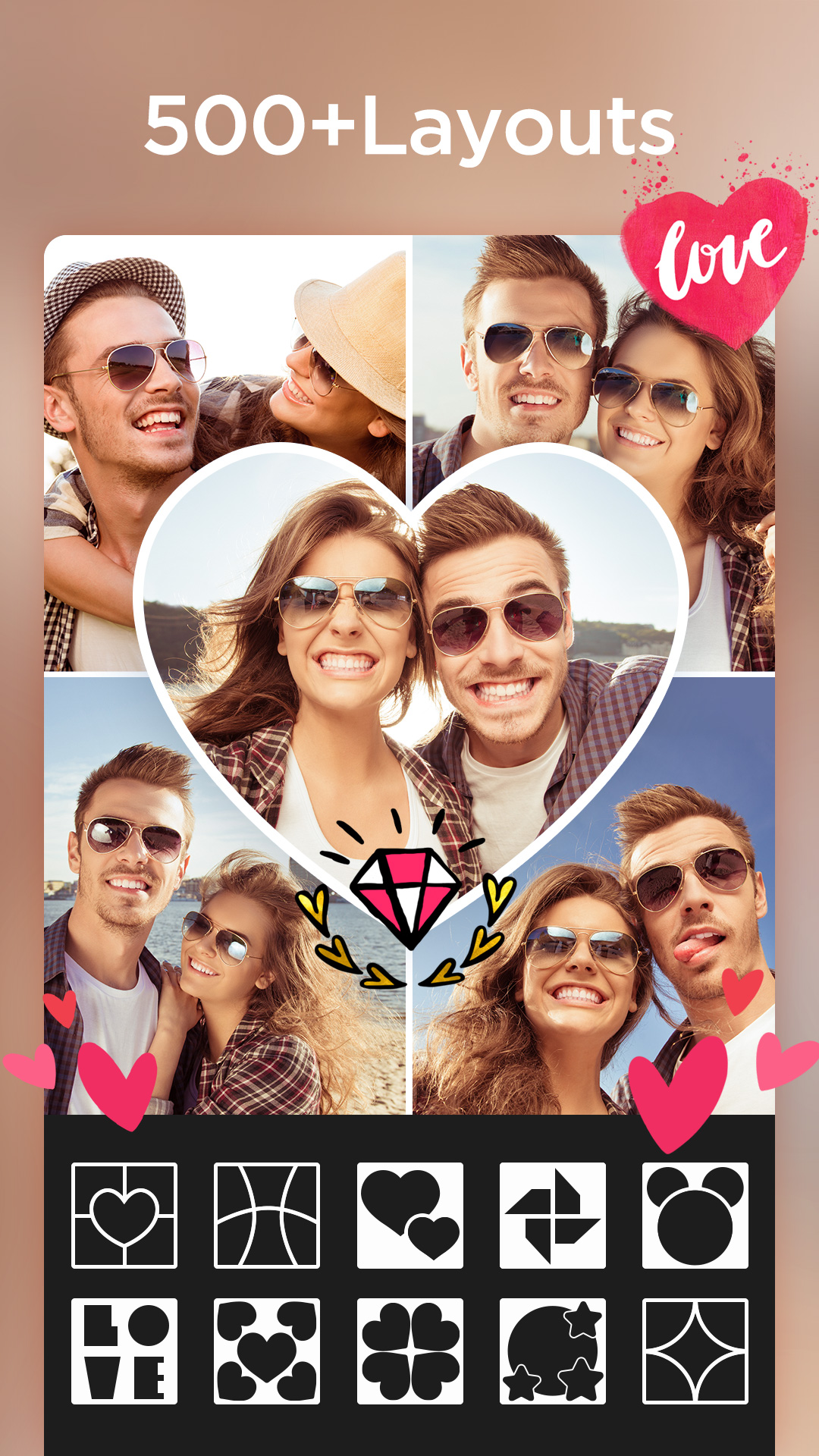 اسکرین شات 1 برنامه Foto Collage-Bilder Bearbeiten