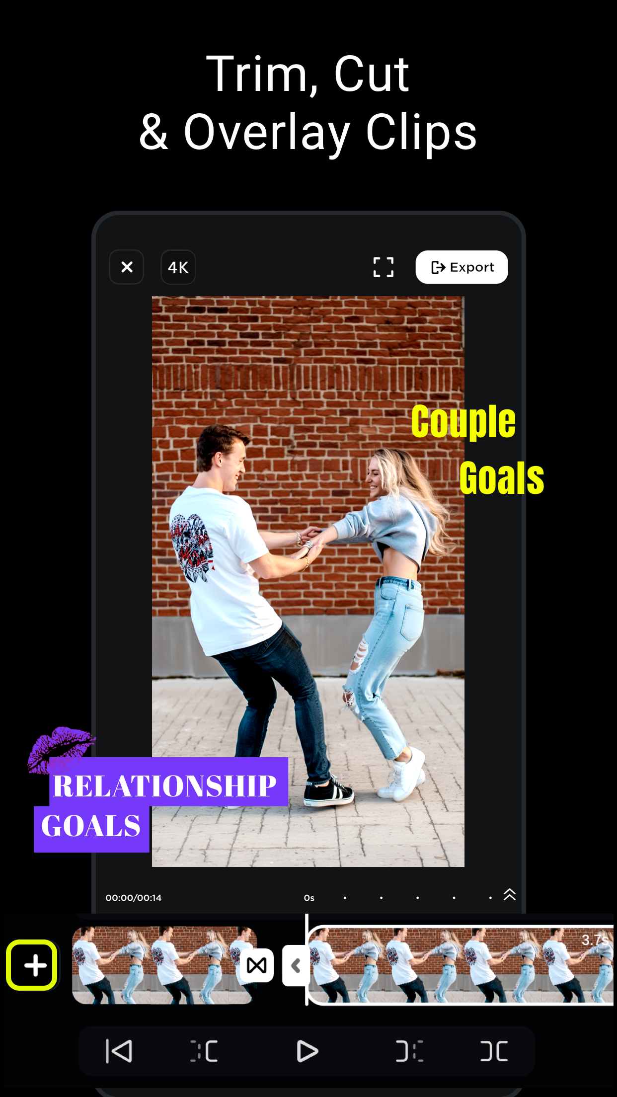 اسکرین شات 2 برنامه Video Editor & Maker :My Movie