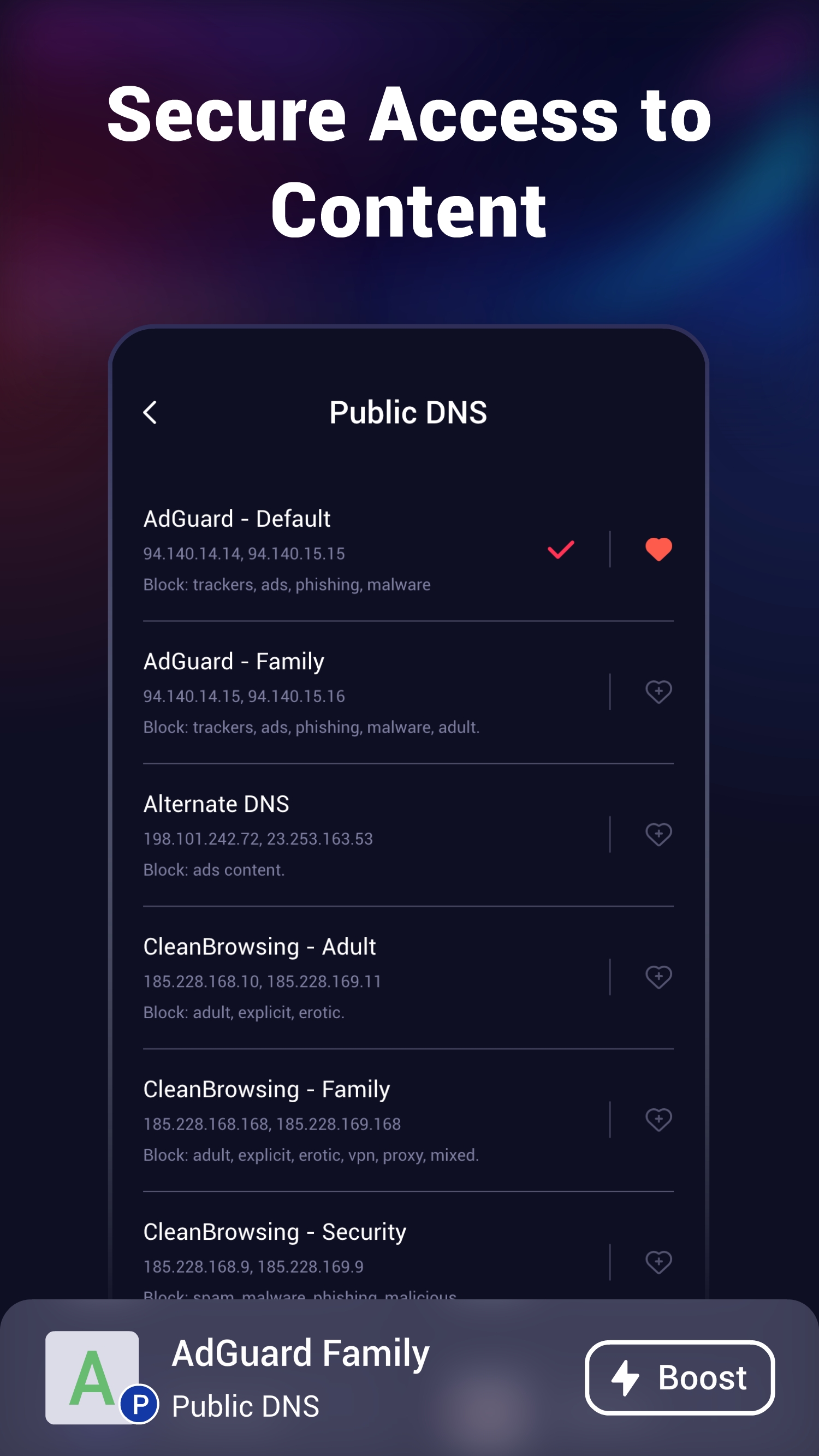 اسکرین شات 2 برنامه DNSFlix: Stream Booster