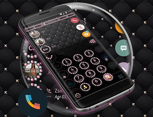 اسکرین شات 6 برنامه Theme Dialer JewelPink Diamond