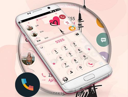اسکرین شات 7 برنامه Theme Dialer Glass Paris