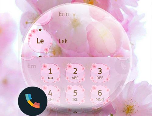 اسکرین شات 6 برنامه Theme Dialer Love Sakura