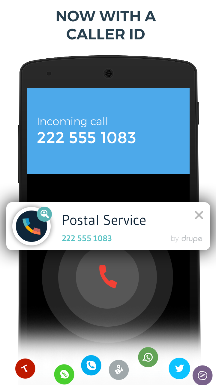 اسکرین شات 3 برنامه Phone Dialer & Contacts: drupe