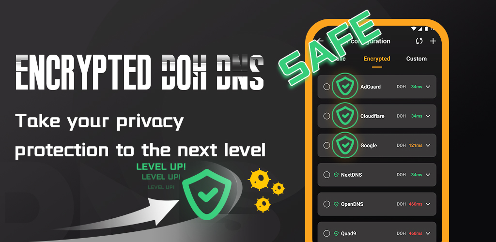 اسکرین شات 5 برنامه DNS Changer-Internet optimizer
