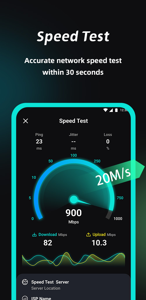 اسکرین شات 2 برنامه Speed Test-Test internet speed