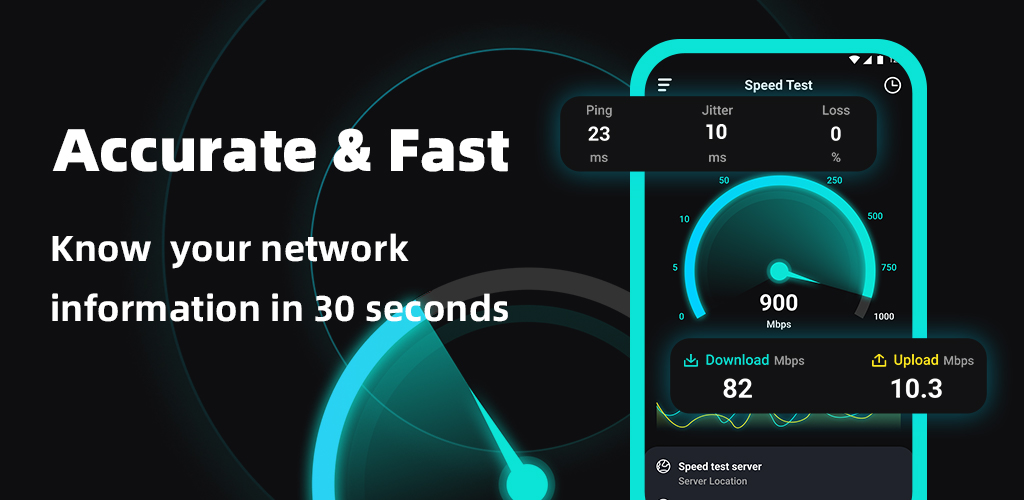اسکرین شات 2 برنامه Speed Test-Test internet speed