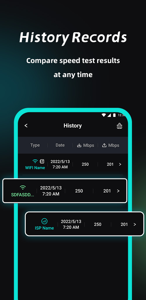 اسکرین شات 4 برنامه Speed Test-Test internet speed