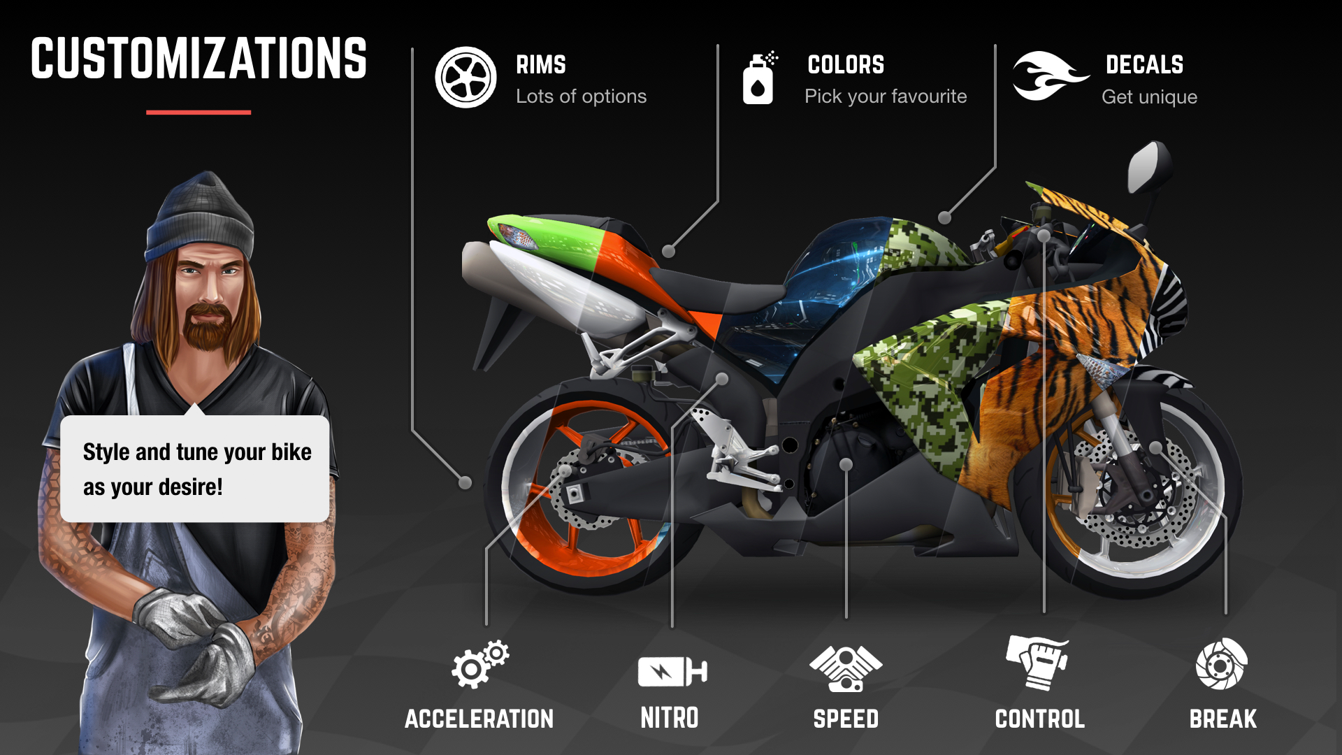 اسکرین شات 3 بازی Racing Fever: Moto