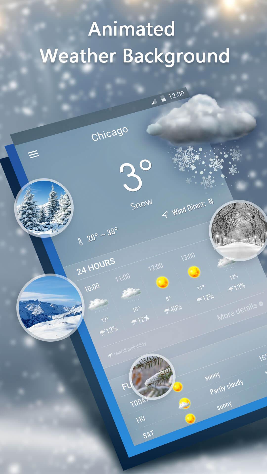اسکرین شات 3 برنامه Weather Forecast App