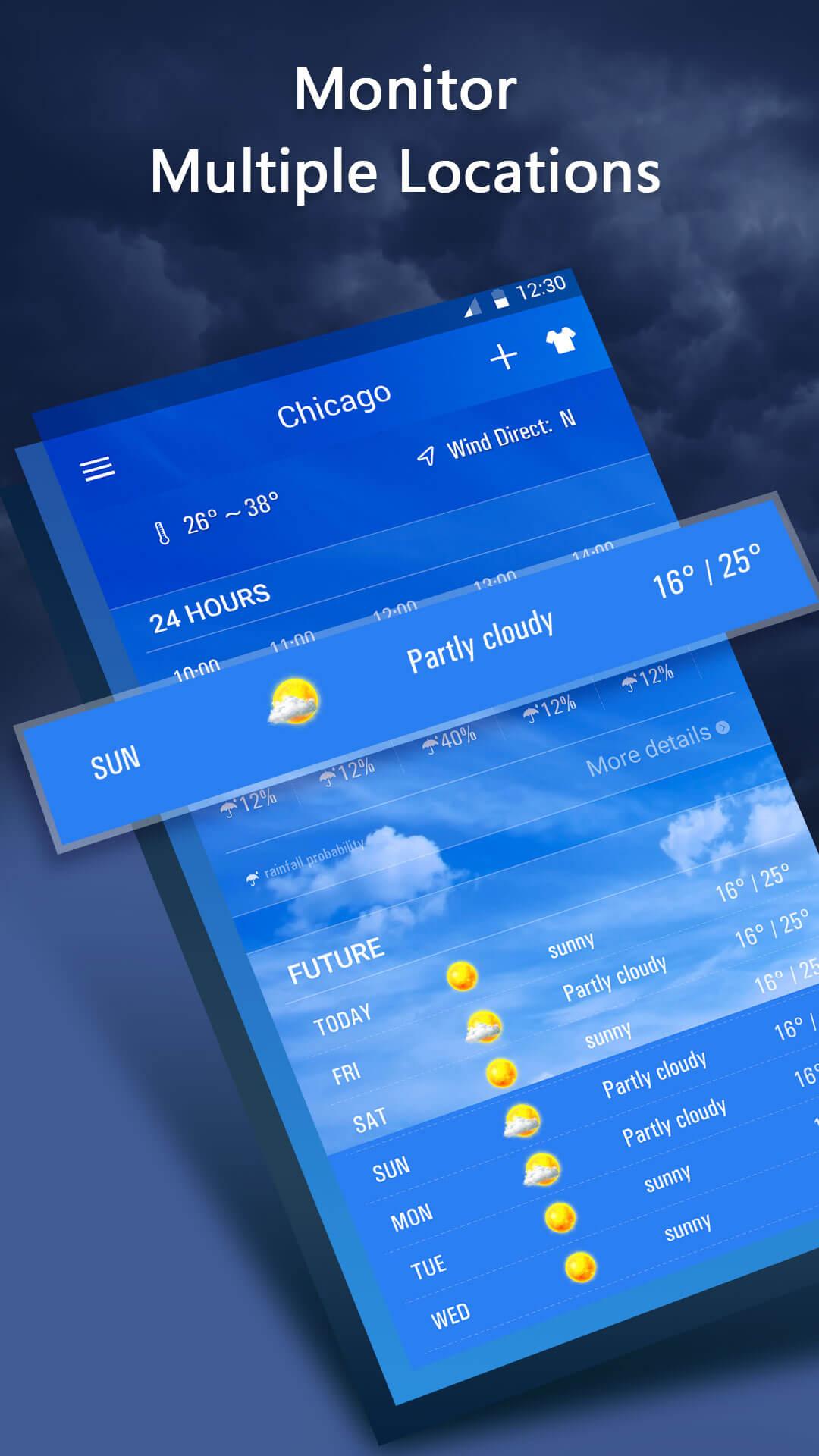 اسکرین شات 4 برنامه Weather Forecast App