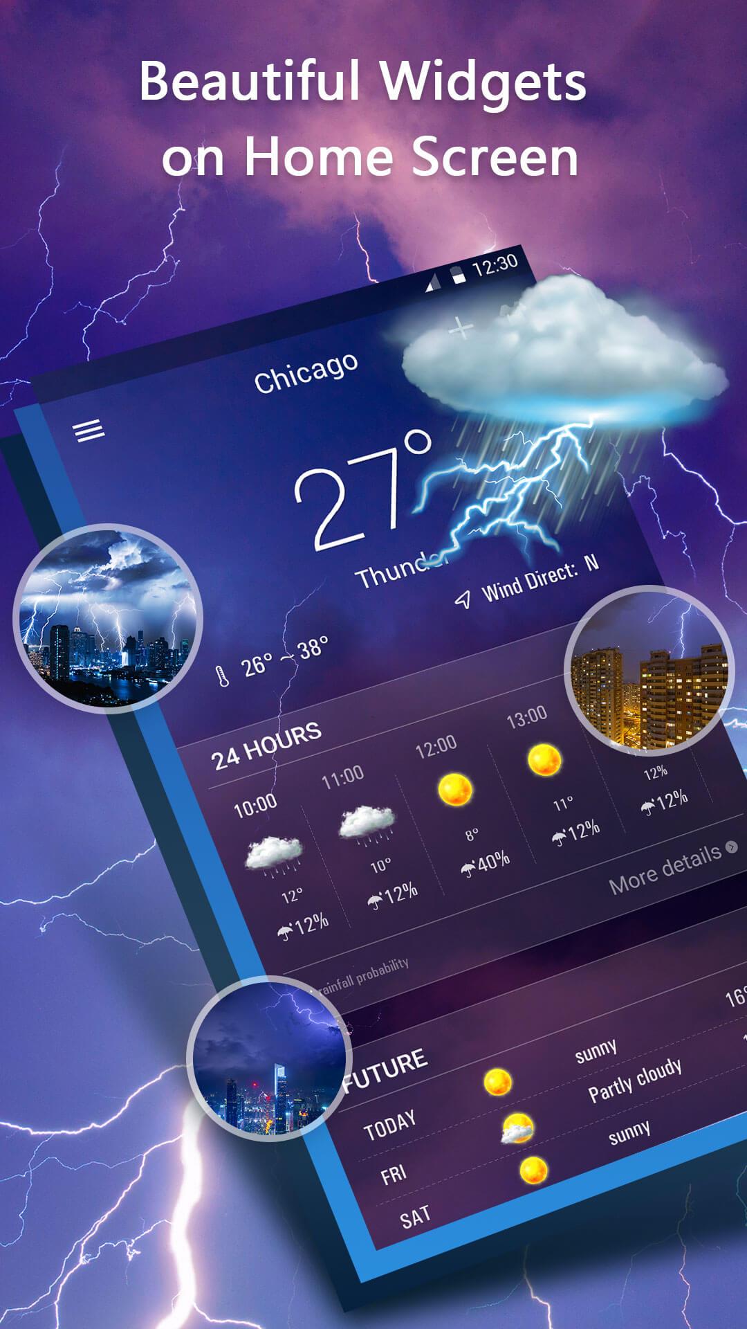 اسکرین شات 6 برنامه Weather Forecast App