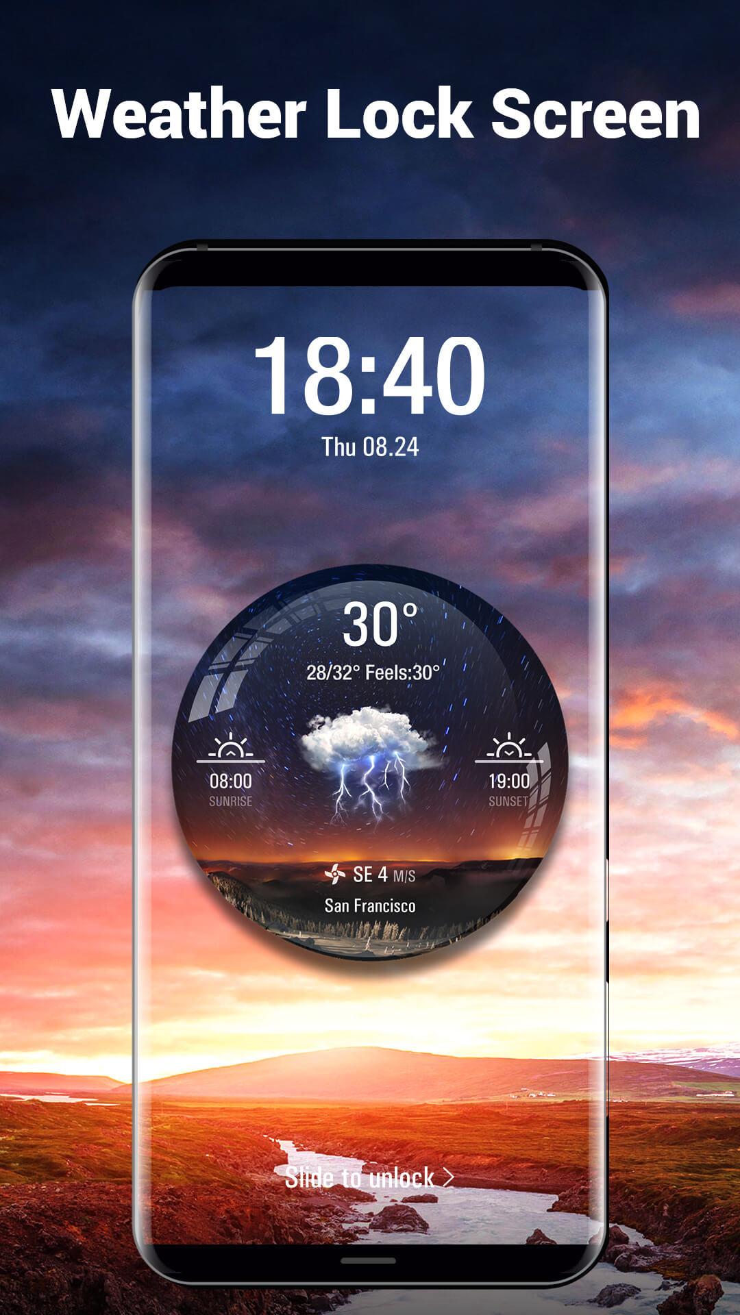 اسکرین شات 6 برنامه Live Local Weather Forecast