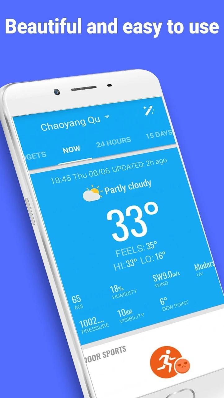 اسکرین شات 2 برنامه Amber Weather