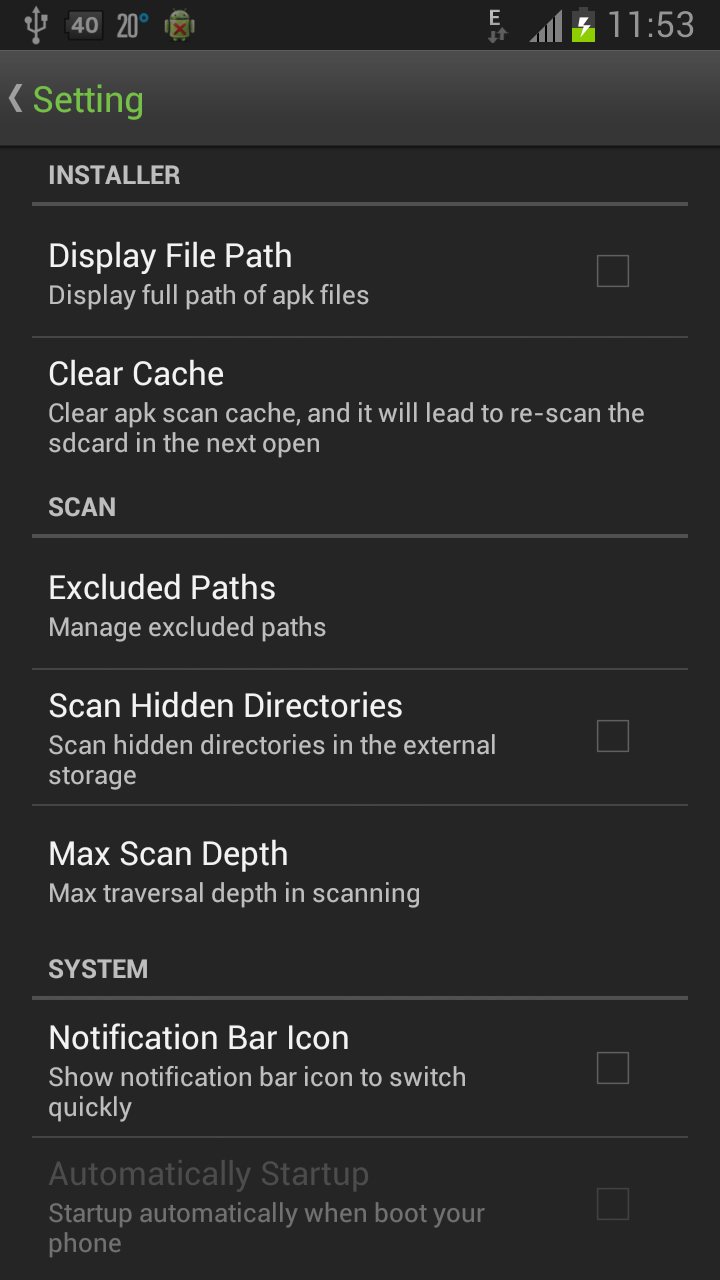اسکرین شات 6 برنامه Easy Installer - Apps On SD