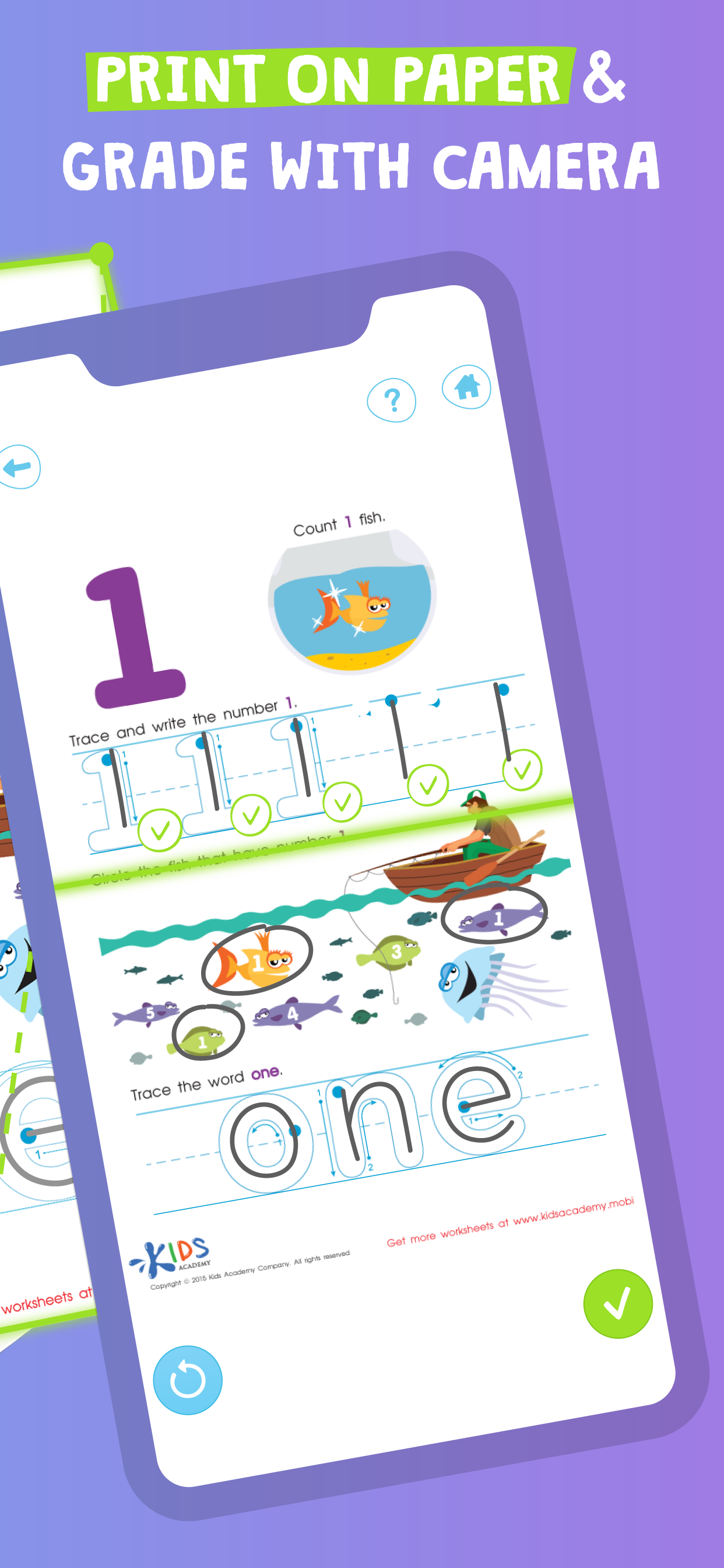 اسکرین شات 4 برنامه Learning worksheets for kids
