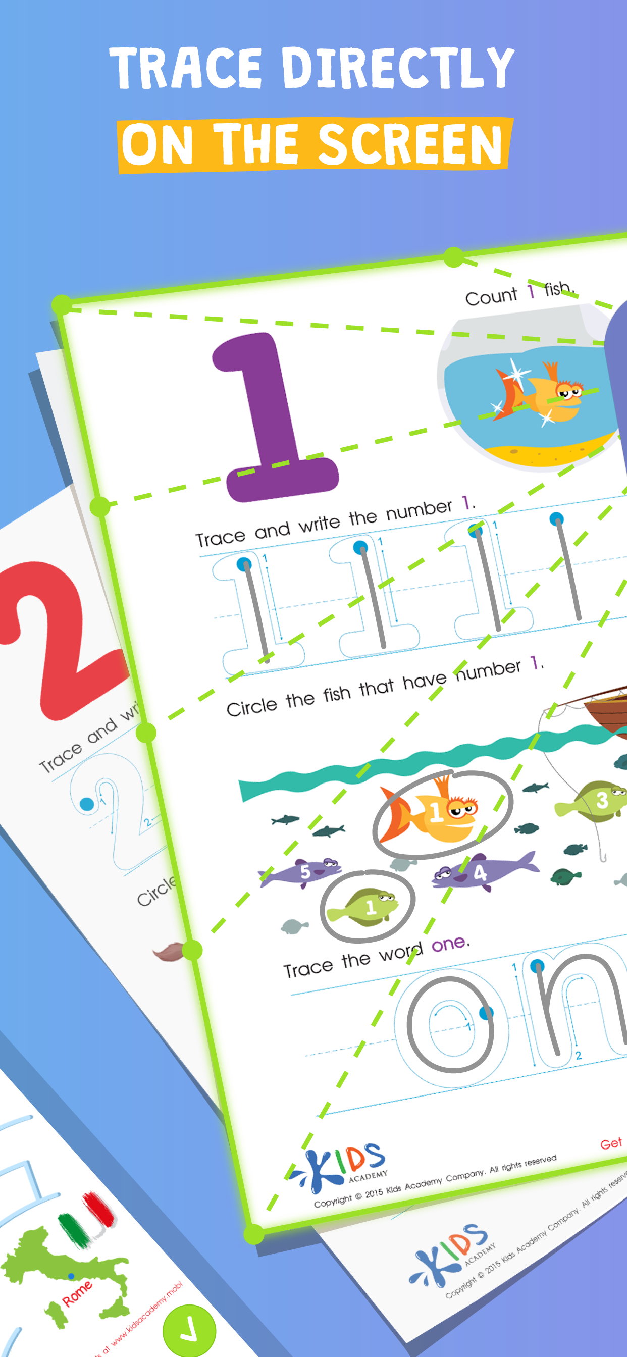 اسکرین شات 3 برنامه Learning worksheets for kids