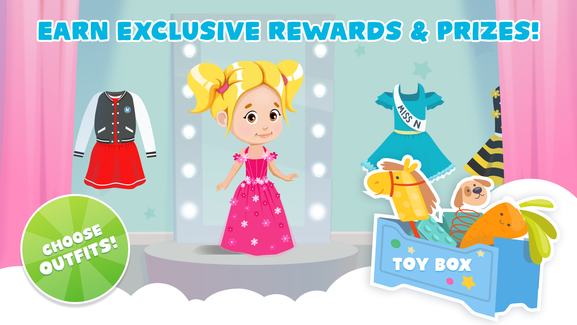 اسکرین شات 4 برنامه Learn Like Nastya: Kids Games