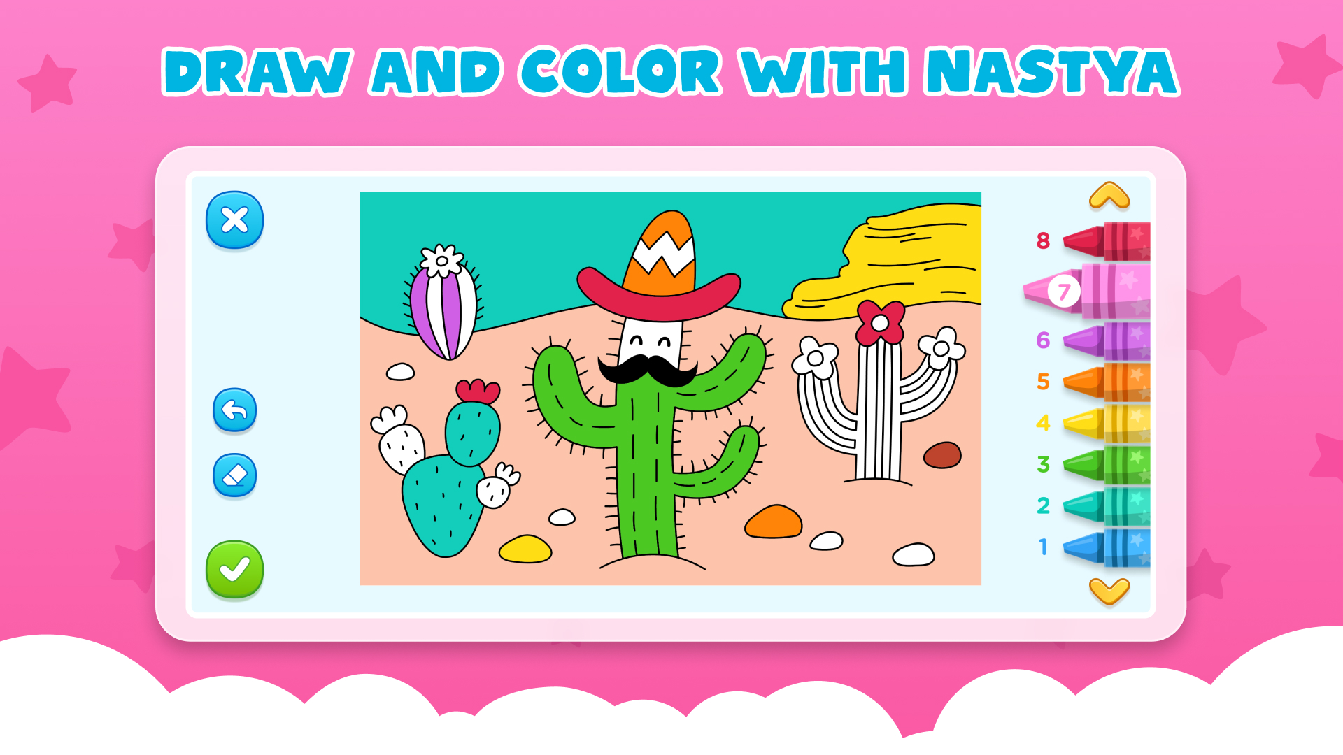 اسکرین شات 7 برنامه Learn Like Nastya: Kids Games