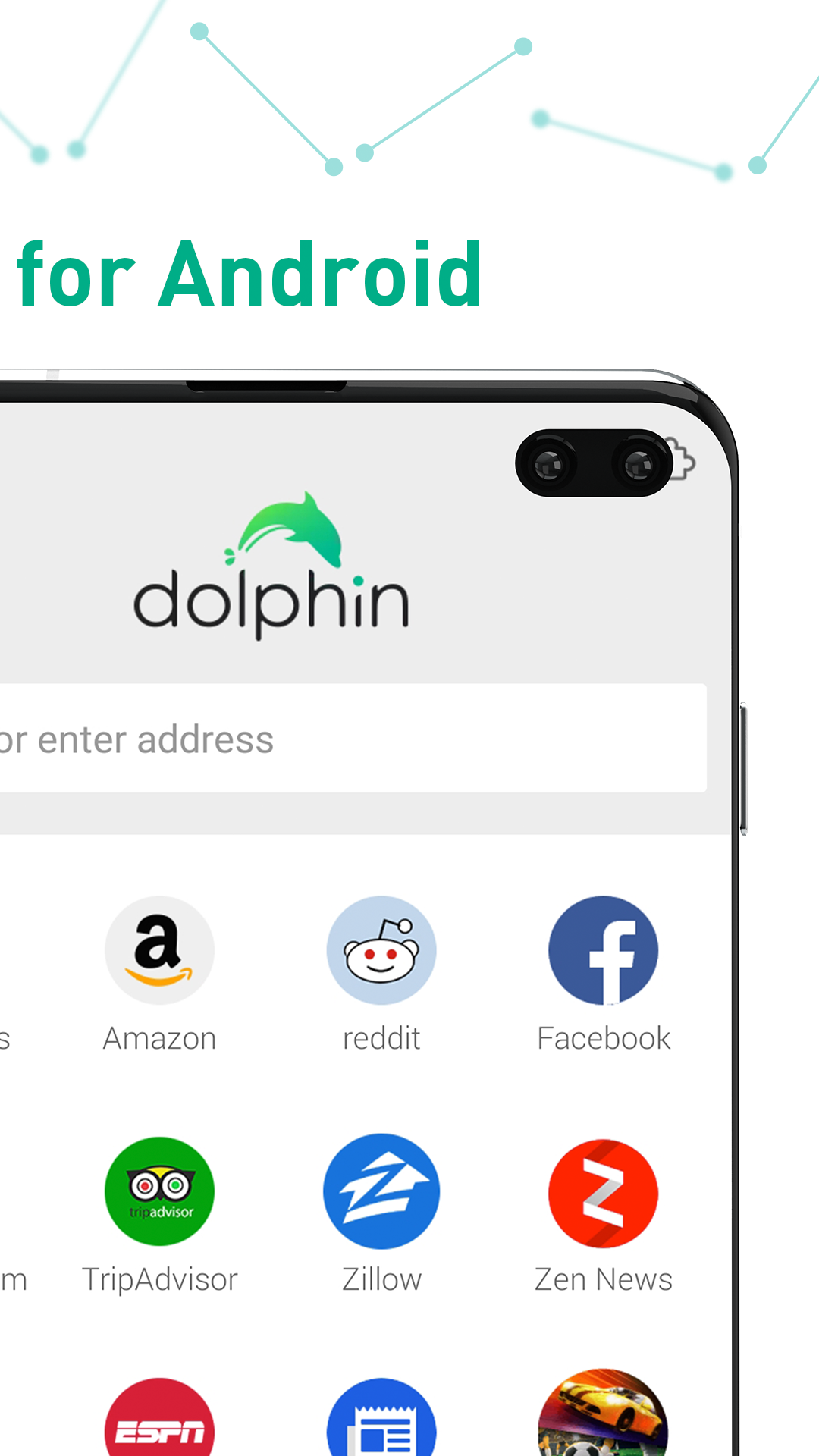 اسکرین شات 2 برنامه Dolphin Browser: Fast, Private