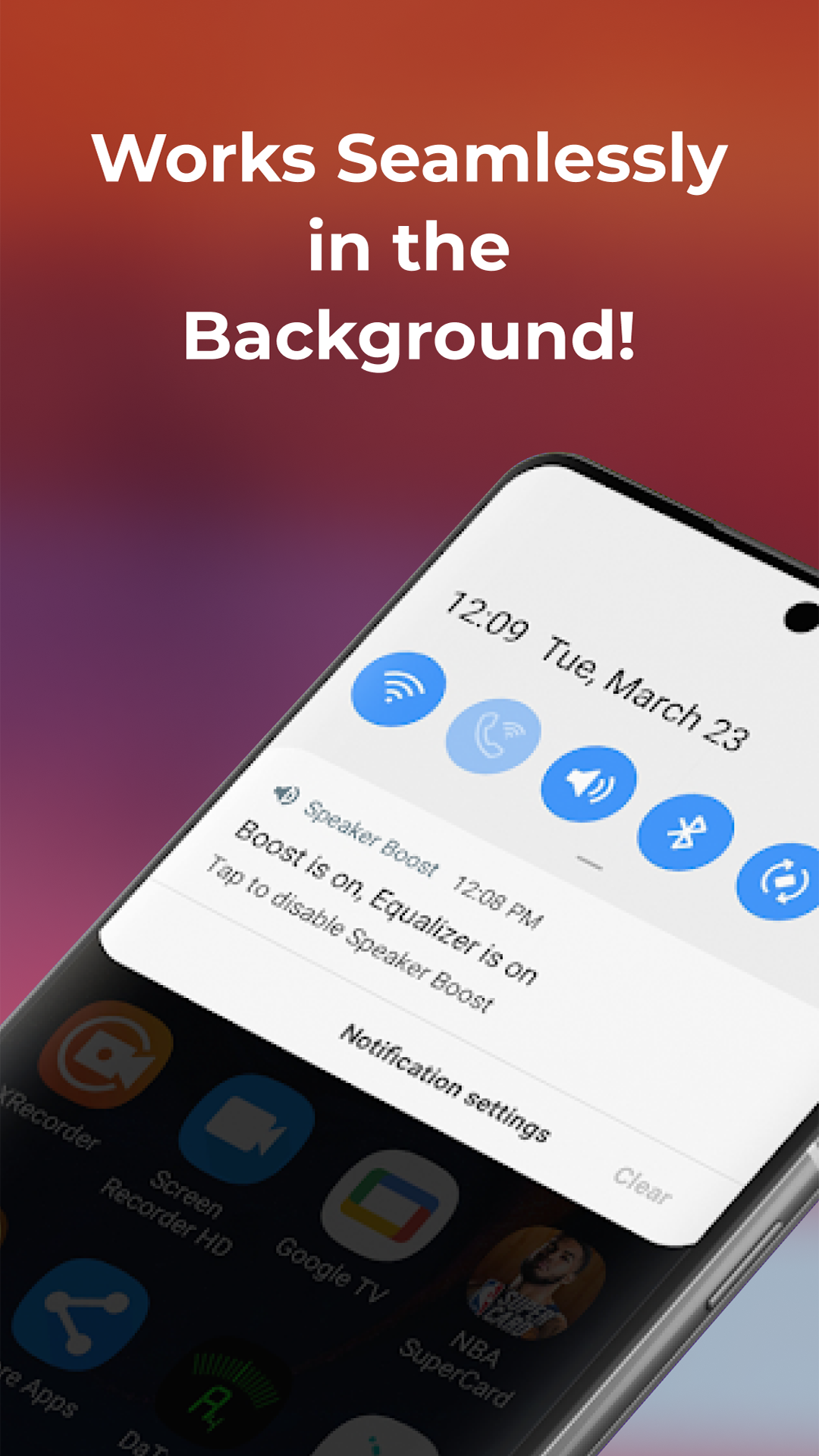 اسکرین شات 3 برنامه Sound Booster・Increase Volume