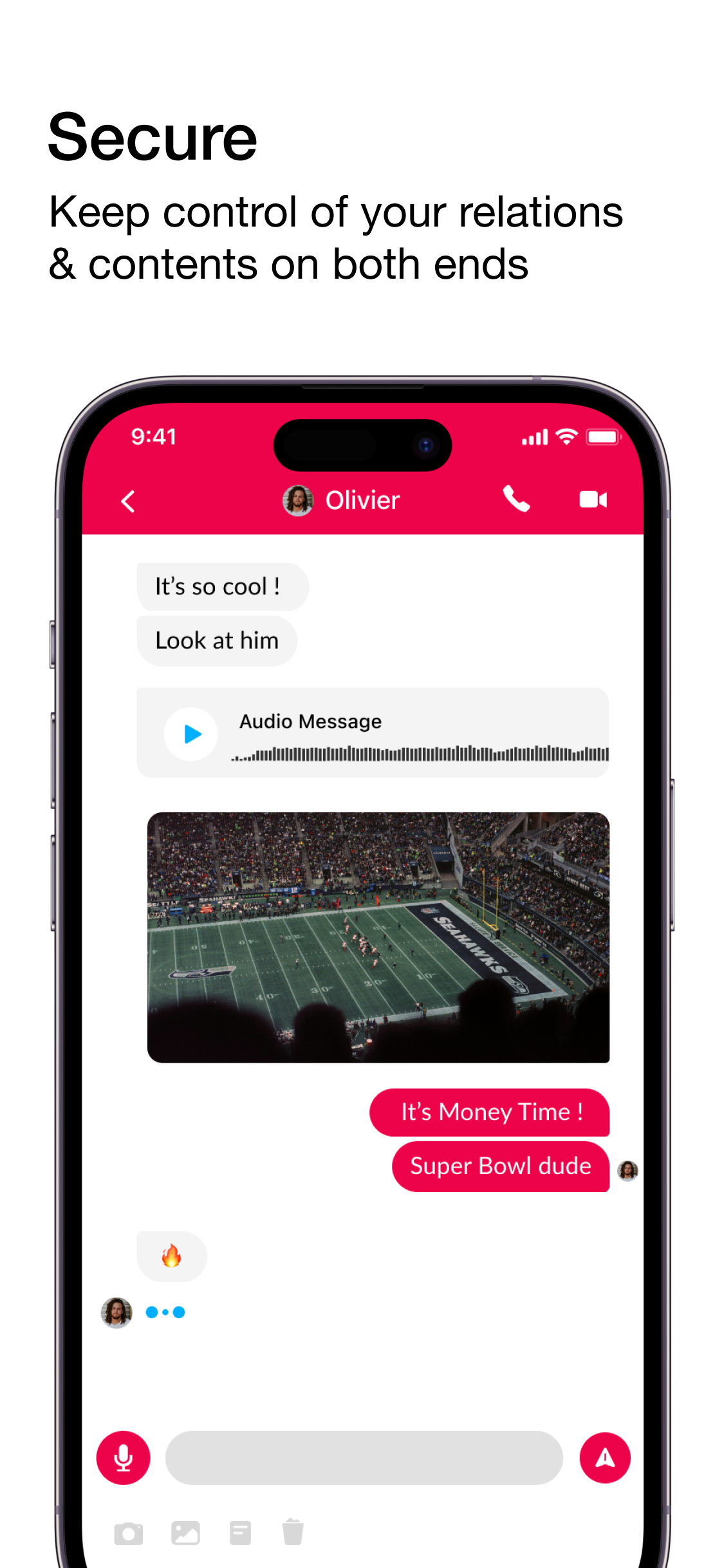 اسکرین شات 4 برنامه Skred Messenger