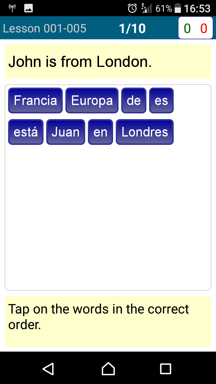 اسکرین شات 6 برنامه STEPS in 50 languages