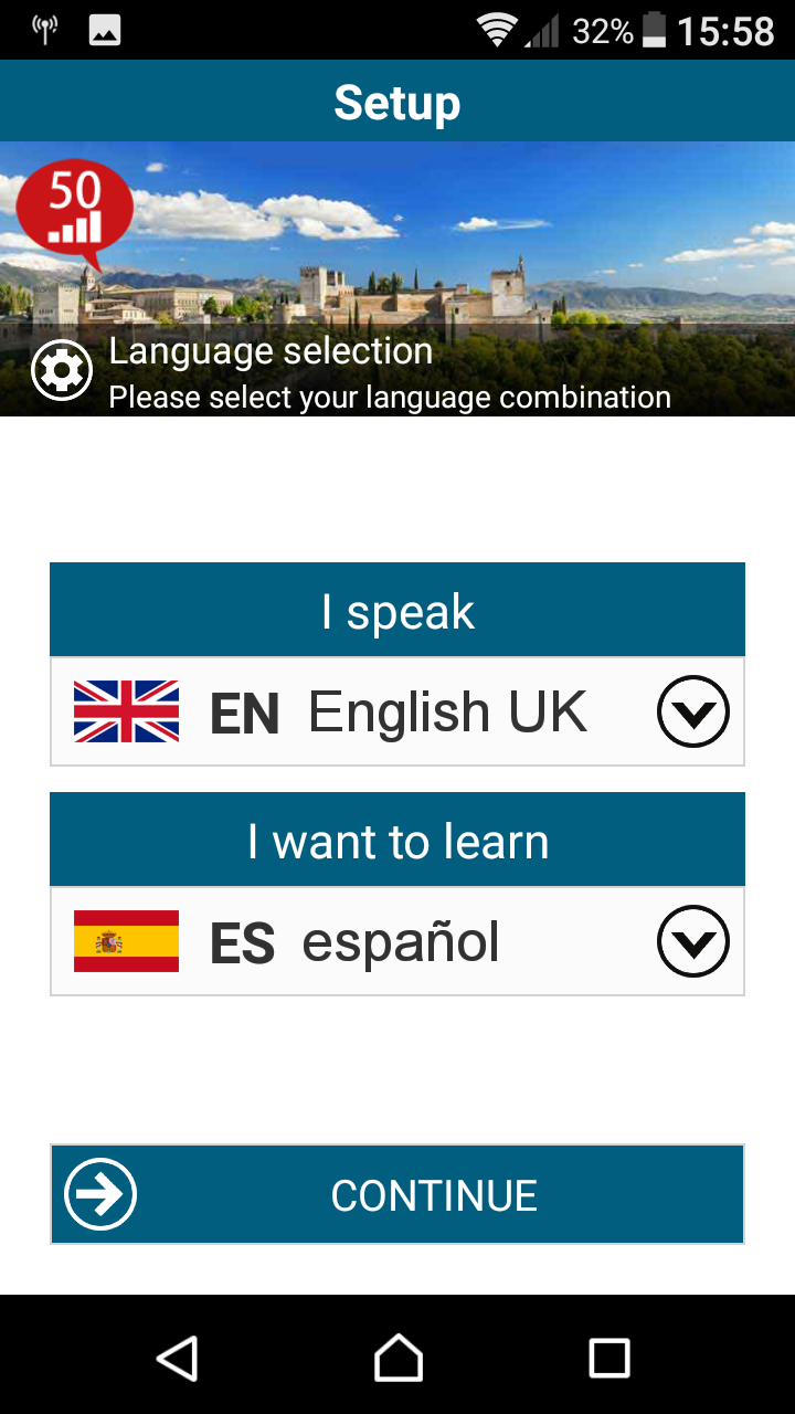 اسکرین شات 2 برنامه STEPS in 50 languages