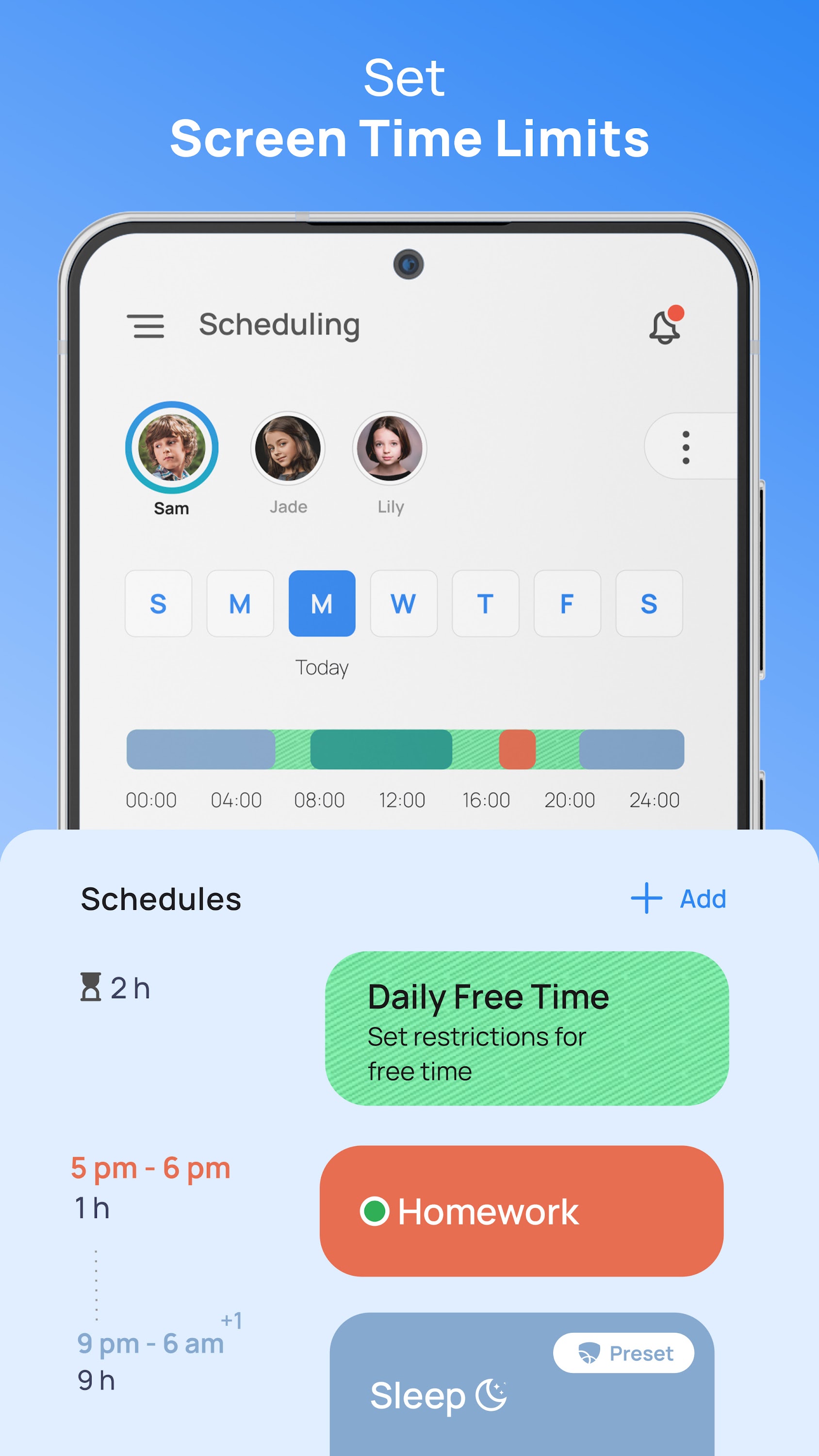 اسکرین شات 3 برنامه Parental Control App: Mobicip