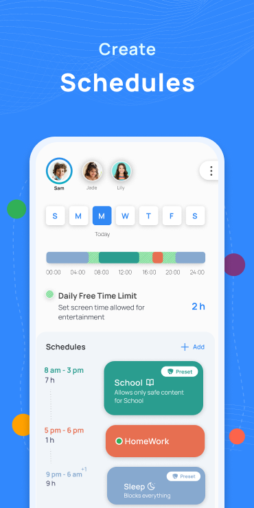 اسکرین شات 4 برنامه Parental Control App - Mobicip