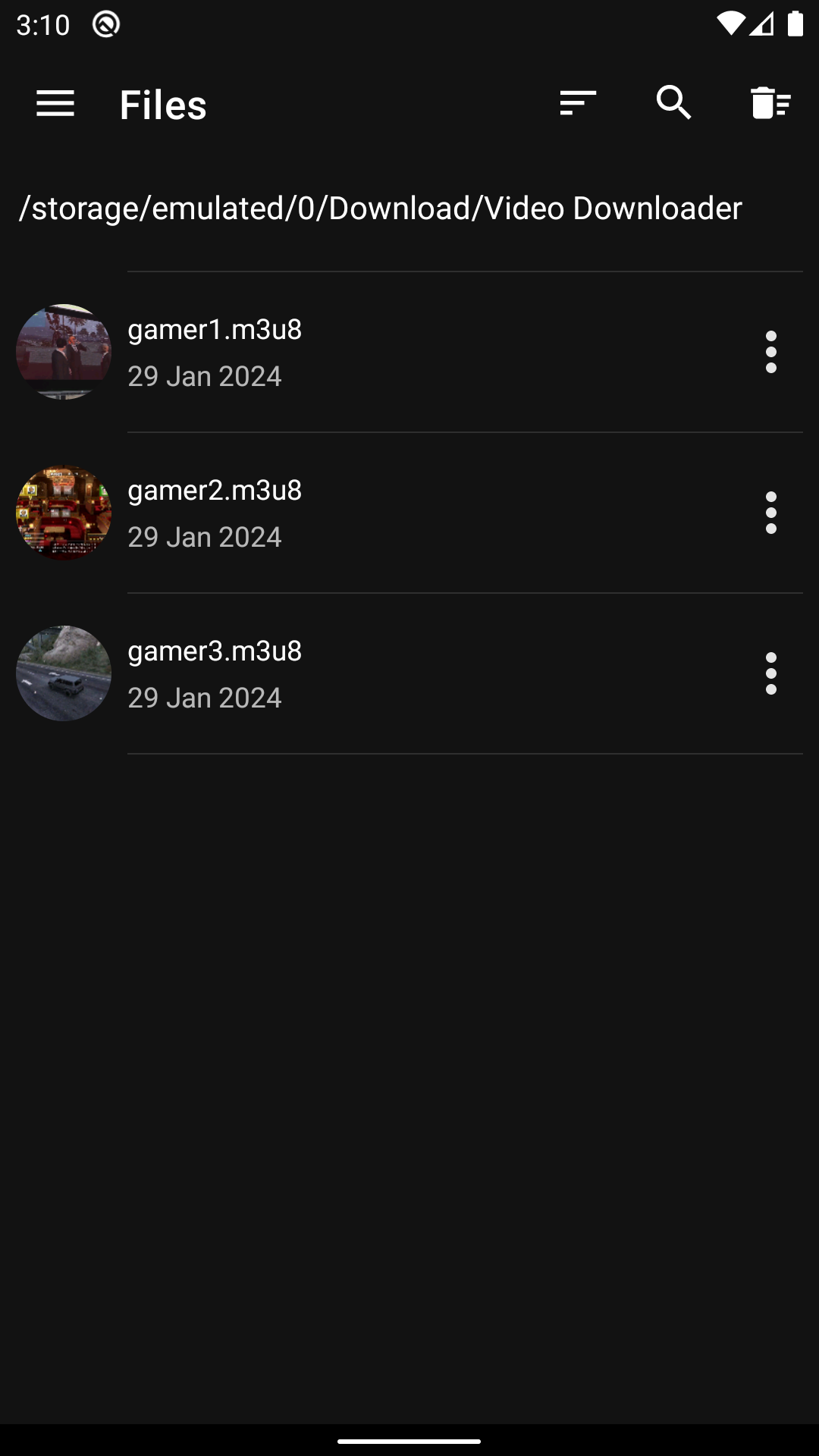 اسکرین شات 3 برنامه Live Video Downloader Recorder